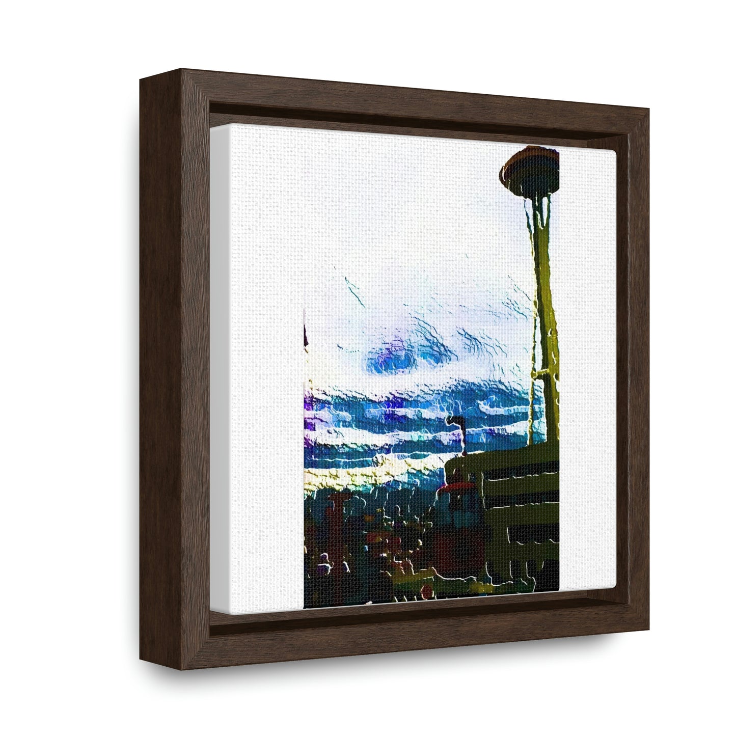 Gallery Canvas Wraps, Square Frame ... Air Tram-Way Gondola & Seattle Space Needle: Seattle World's Fair: 1962 ... Original Works ...