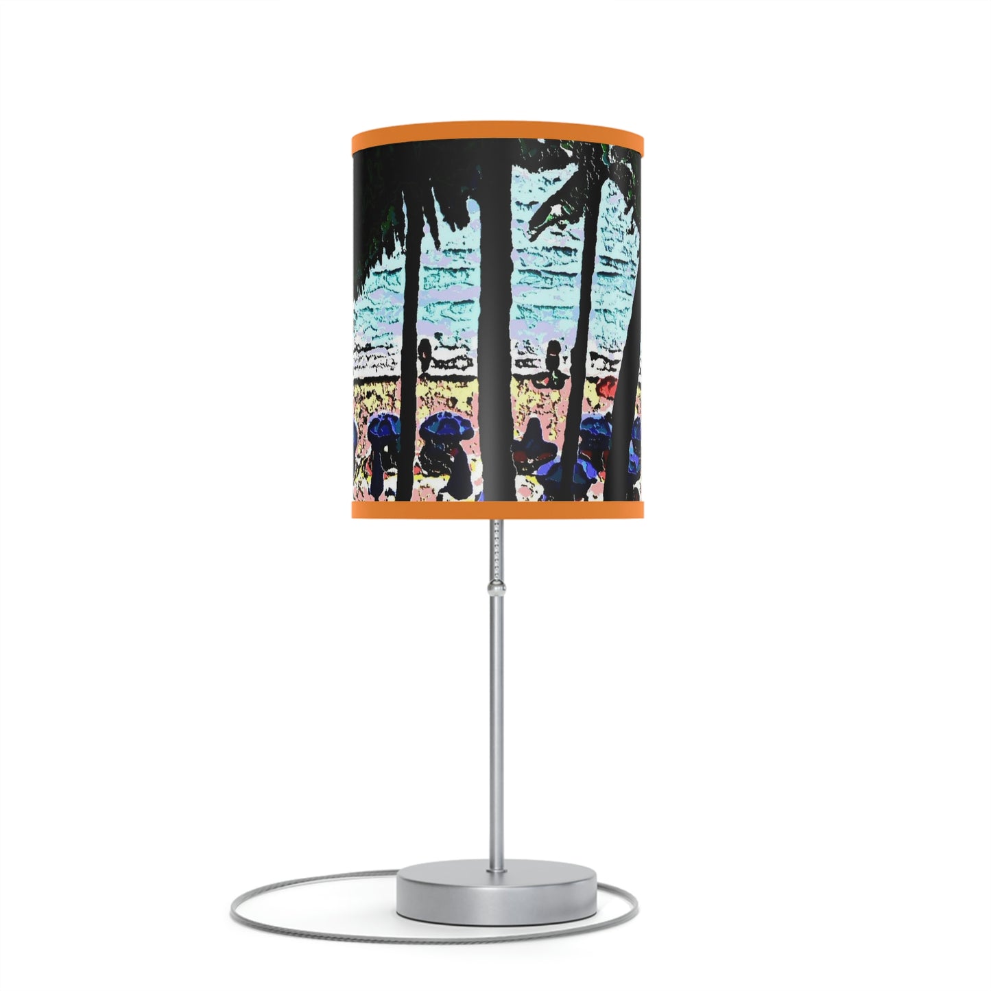 Lamp on a Stand, US|CA plug ... "A Beautiful Beach Amongst The Palms" ... The Outrigger Waikiki, Honolulu, Oahu ... Original Works ...