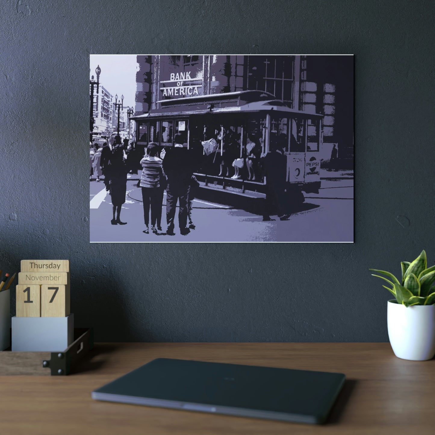 Aluminum Composite Panels ... "Cable Car Turnaround Round-About" ... 'The End Of The Line' ... Family Archives_2 (Father) ... Original Works ...
