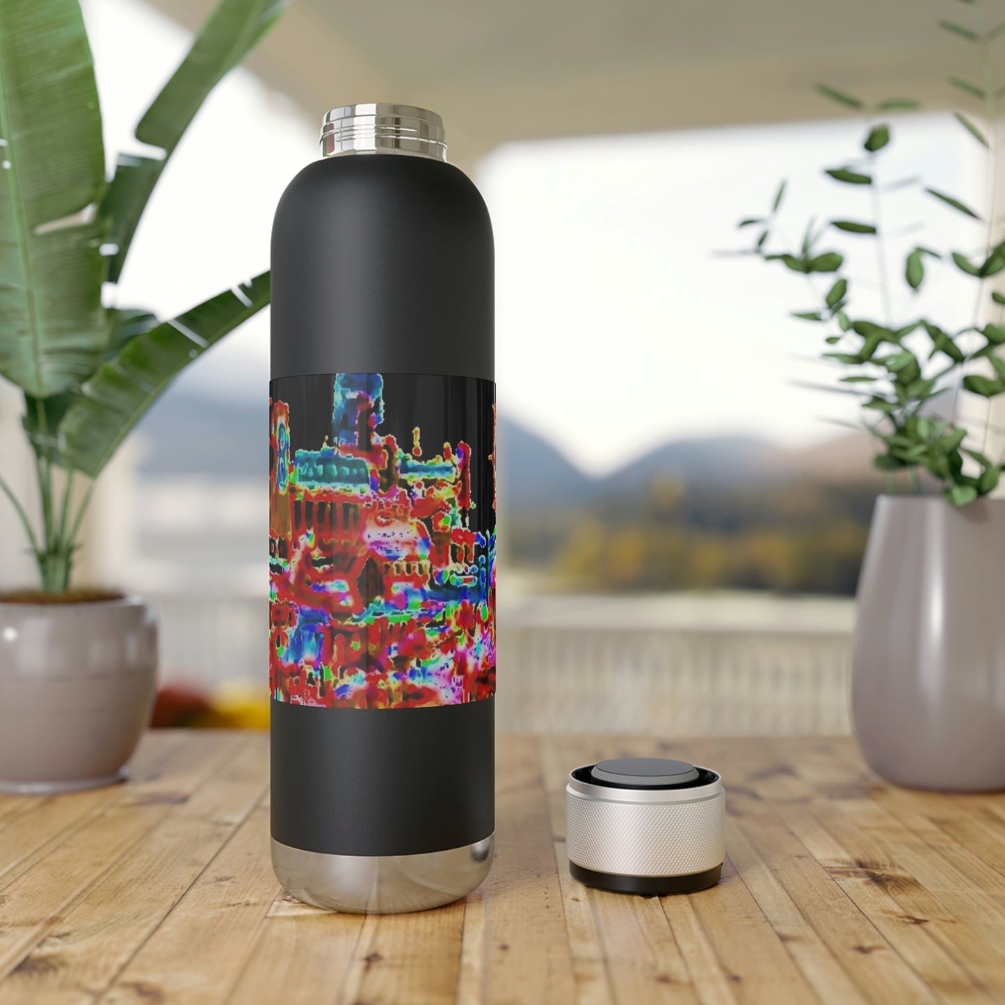 Soundwave Copper Vacuum Audio Bottle 22oz ... "No.9 Fishermen's Grotto - Fishermen's Wharf, SF, California" ... Family Archives: 1970's ... Original Works ...