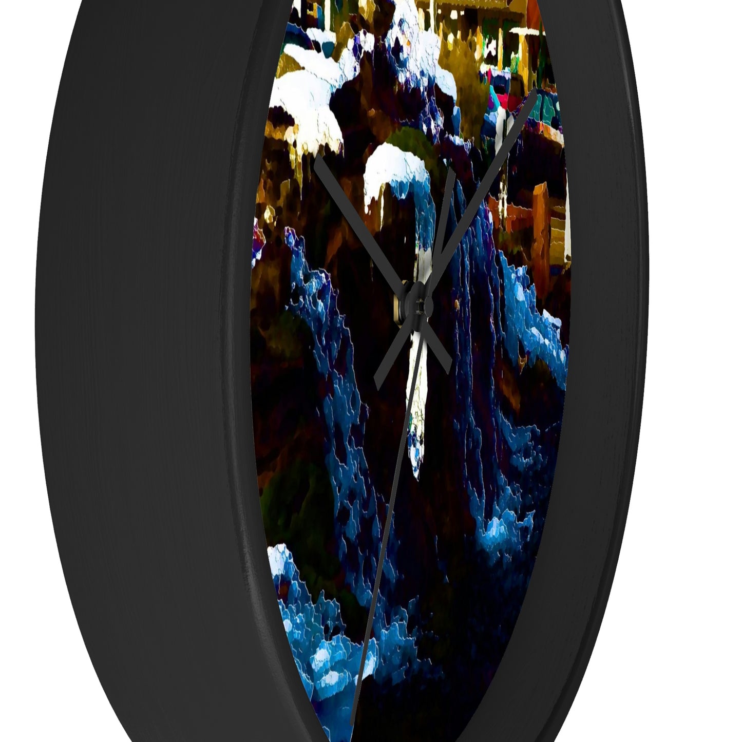 Wall clock ...  "Ice & Water Sculpted" ... Downtown Grangeville, Idaho ... Adjacent To Irwin Pharmacy ... 5Jan23 ... Original Works ...