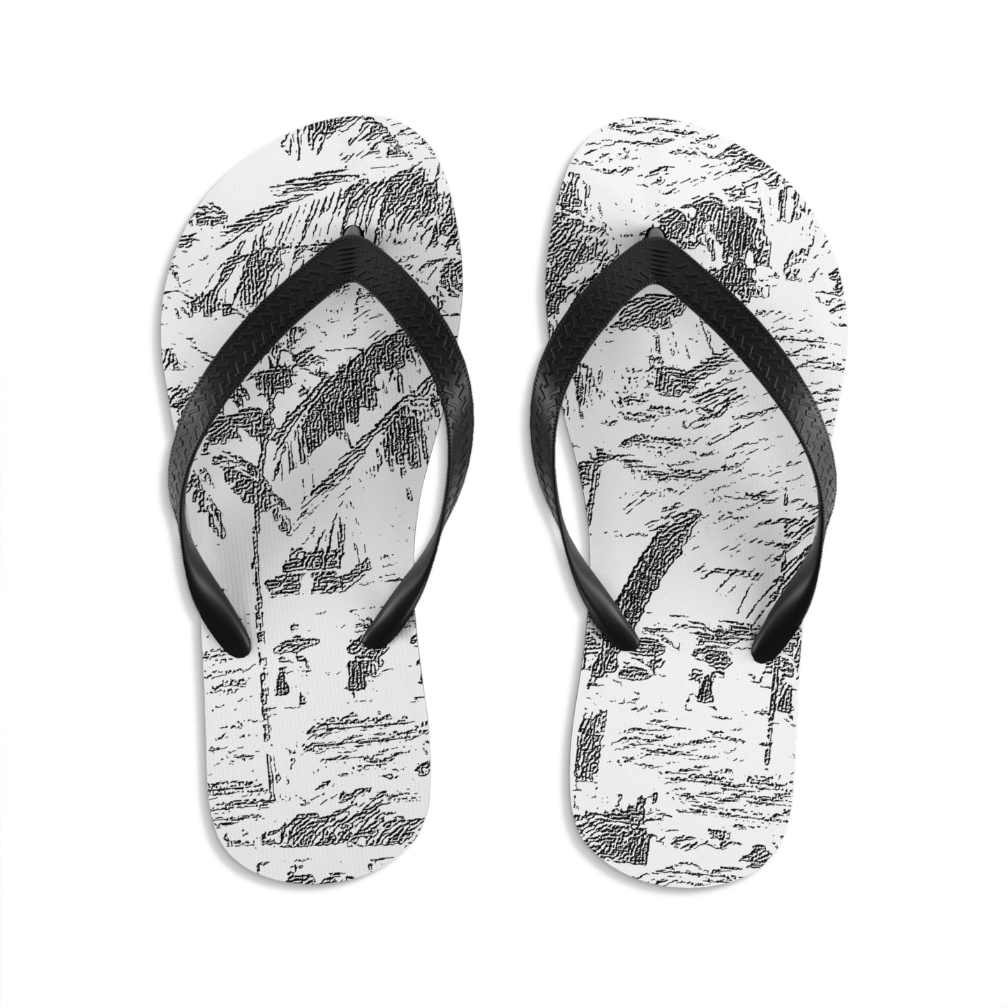 Unisex Flip-Flops ... "The Royal Hawai'ian: Waikiki Beach_Beach" ... Honolulu, HI ... Ocotber 2014 (Halloween) ... Original Works ...