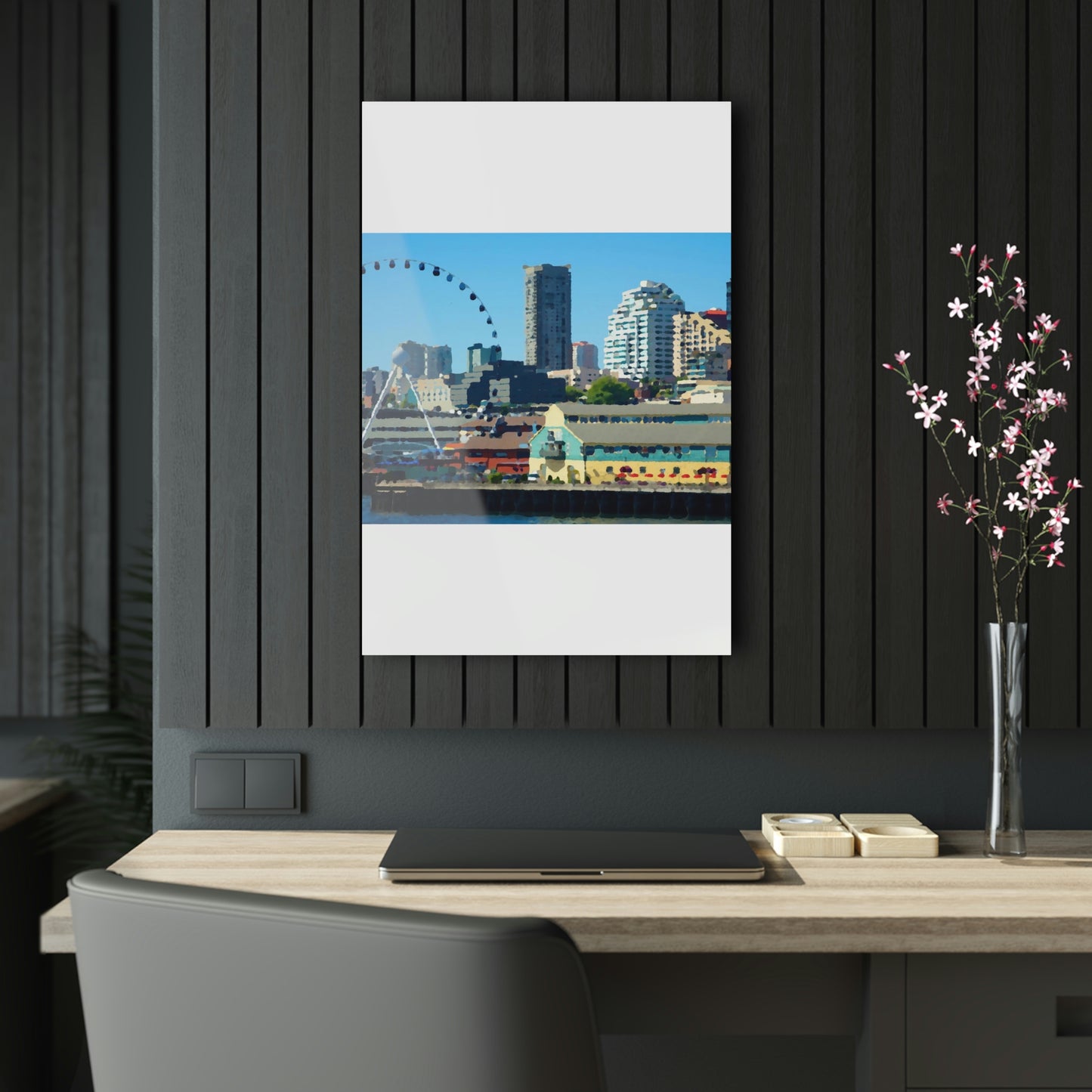 Acrylic Prints ... That Classic Wheel ... 'Seattle's Wheel' ... & Old Classic Waterside Vendors ...  'Family Archives' ... Original Works ...
