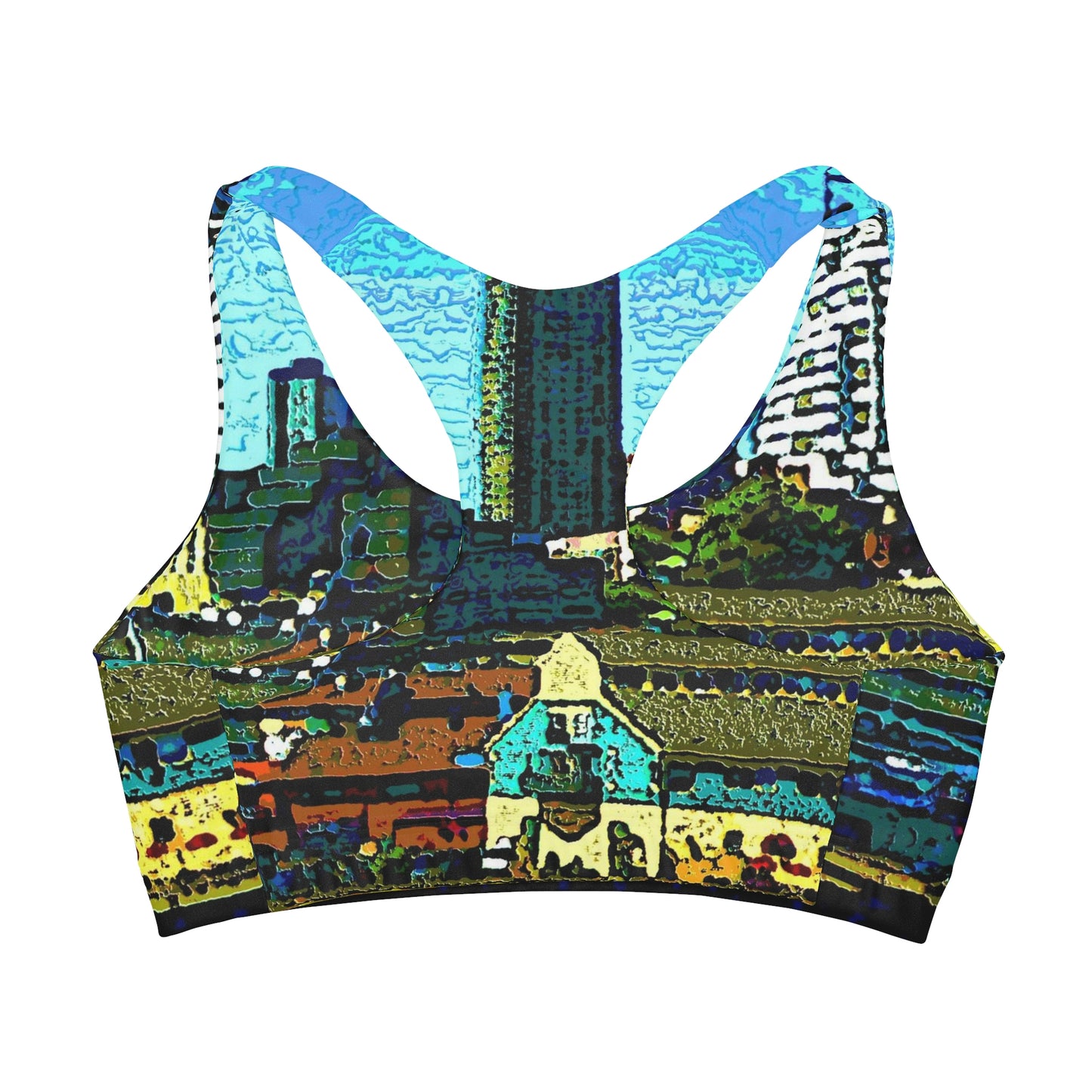 Girls' Double Lined Seamless Sports Bra ... That Classic Wheel ... 'Seattle's Wheel' ... & An Old Classic Waterside Vendors ...  'Family Archives' ... Original Works ...