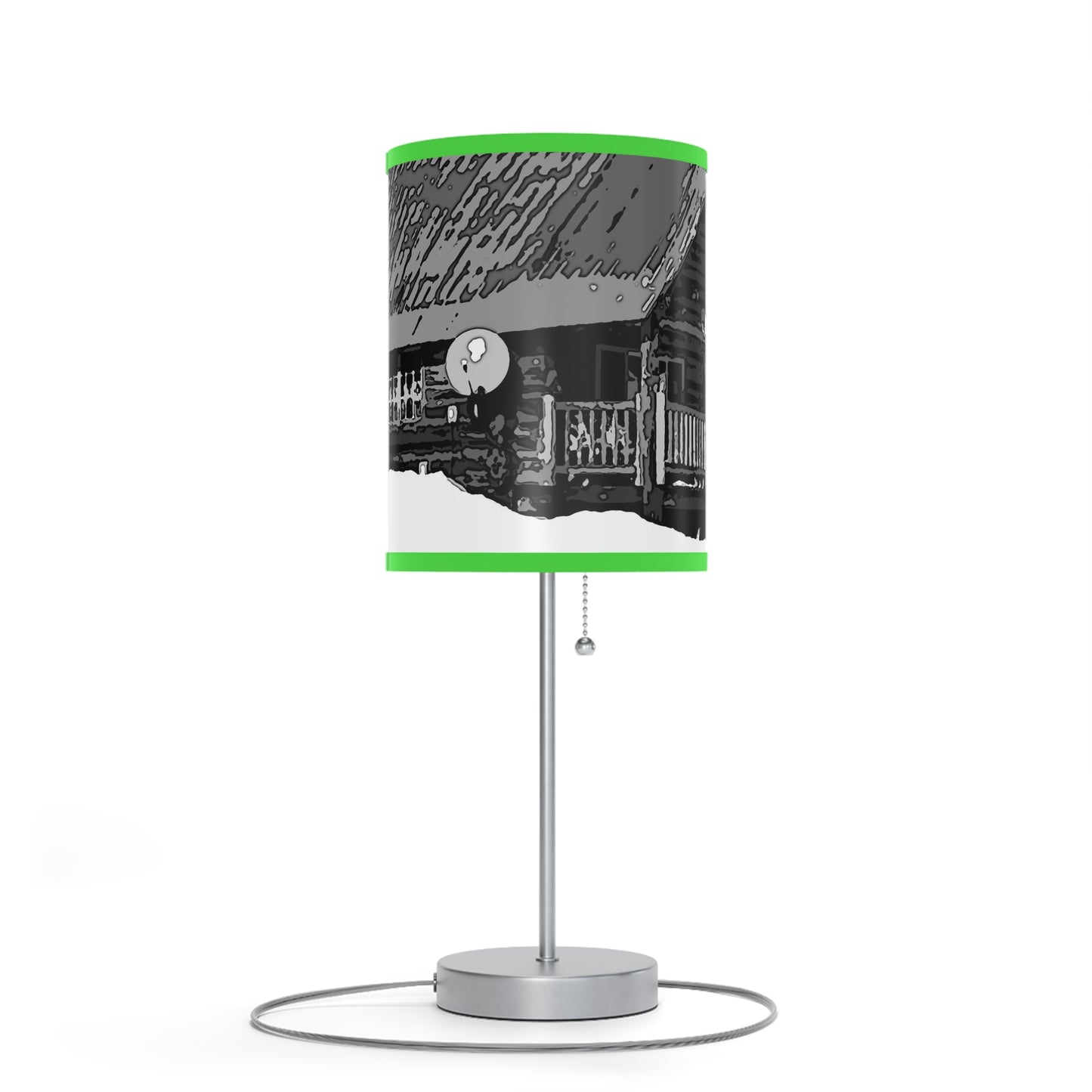 Lamp on a Stand, US|CA plug ... A Beautiful Lodge & Back-Country Outfitter In A Mountain Town ... 'Dixie, Idaho, November 2022' ... Original Works ...