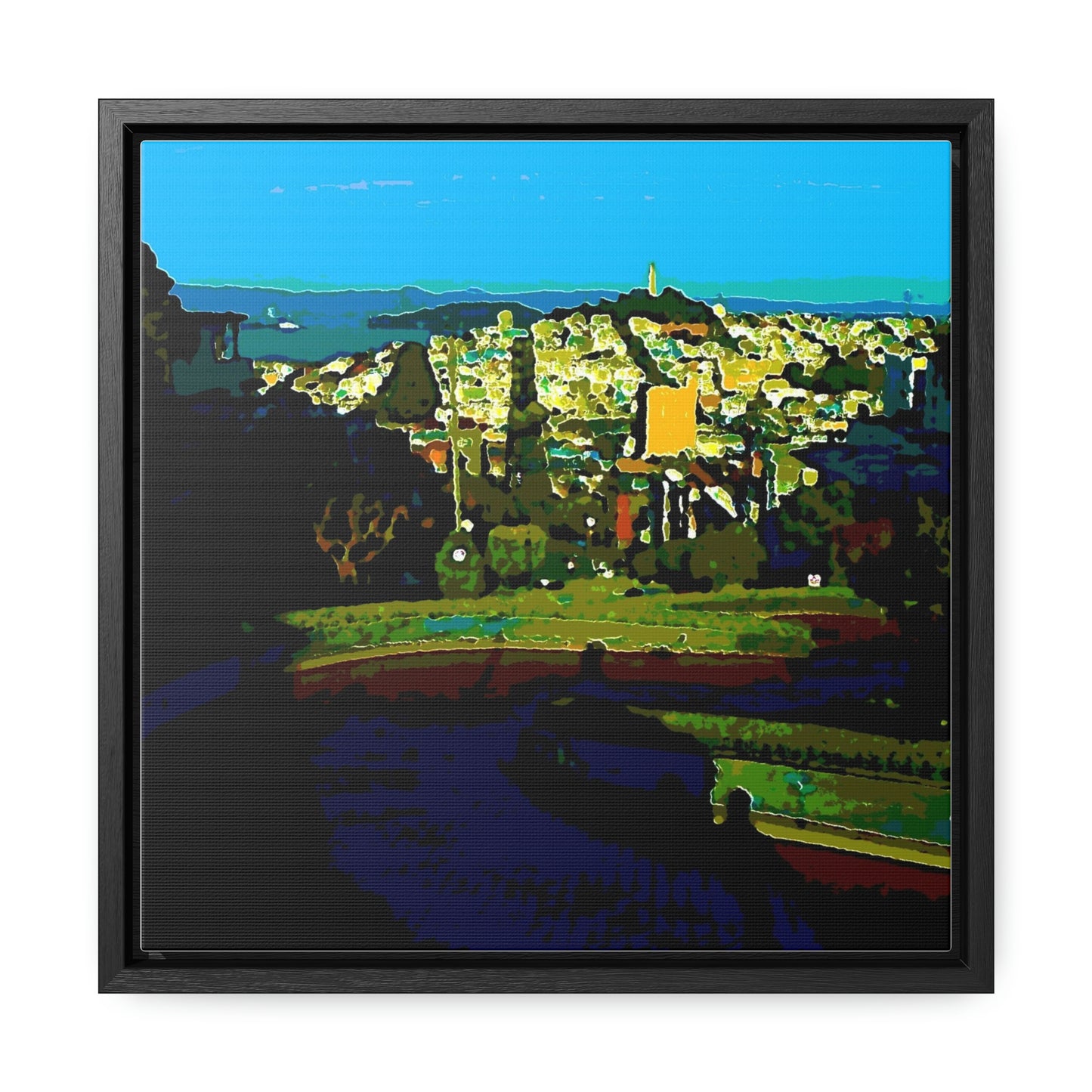 Gallery Canvas Wraps, Square Frame ...  "Lombard Street San Francisco, CA, USA" ... Family Archives 1970's ... Original Works ...
