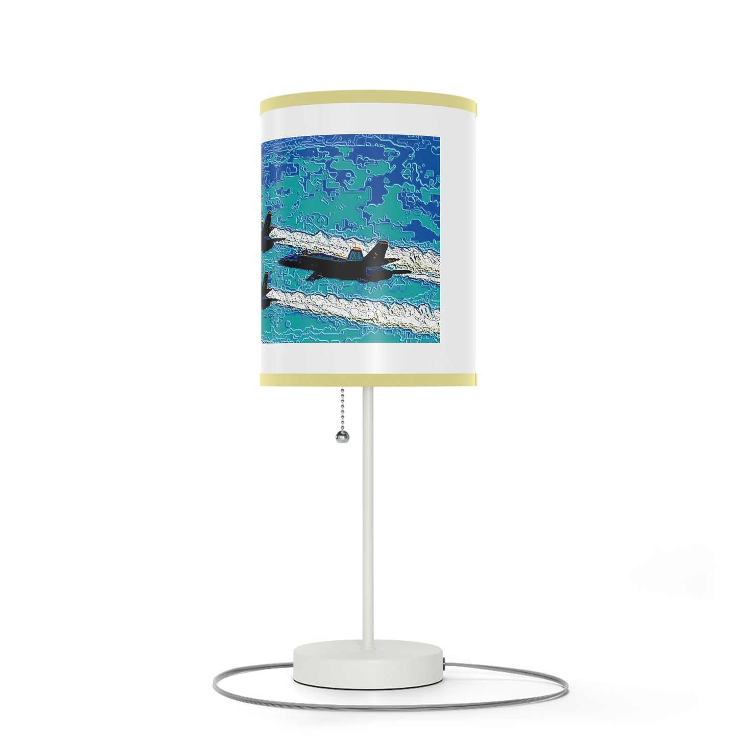 Lamp on a Stand, US|CA plug ... Seattle Seafair ..."Blue Angels Run Over Lake Washington" ... Circa Mid 1980's ... Dr FJ Holt ... Original Works ...