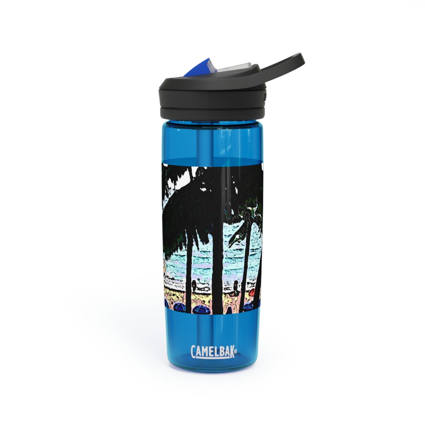 CamelBak Eddy®  Water Bottle, 20oz\25oz ... "A Beautiful Beach Amongst The Palms" ... The Outrigger Waikiki, Honolulu, Oahu ... Original Works ...