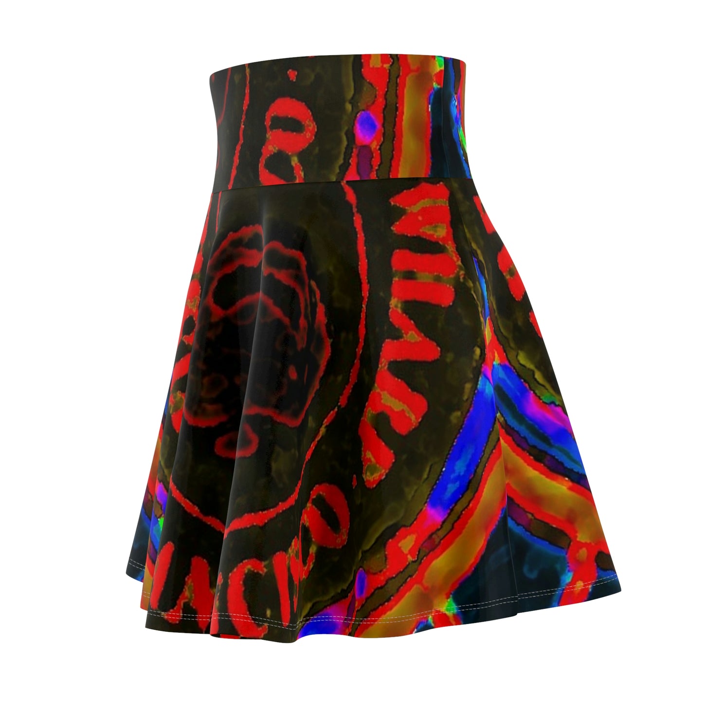 Women's Skater Skirt ... "No.9 Fishermen's Grotto - Fishermen's Wharf, SF, California" ... Family Archives: 1970's ... Original Works ...
