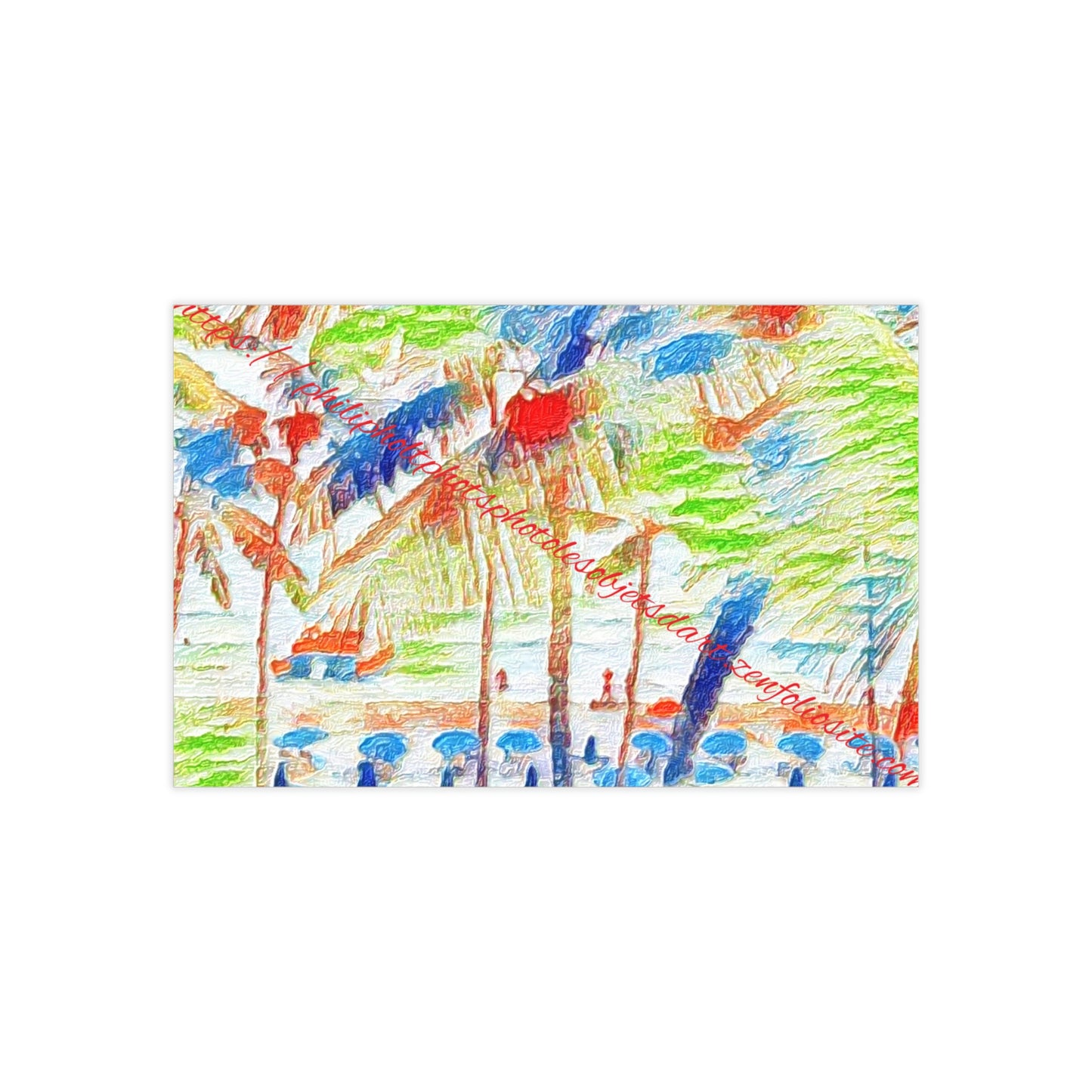 Business Cards, 100pcs ... "Royal_Hawai'ian Beach ... Waikiki, Oahu, HI" ... Circa October 2014 ... Original Works ...