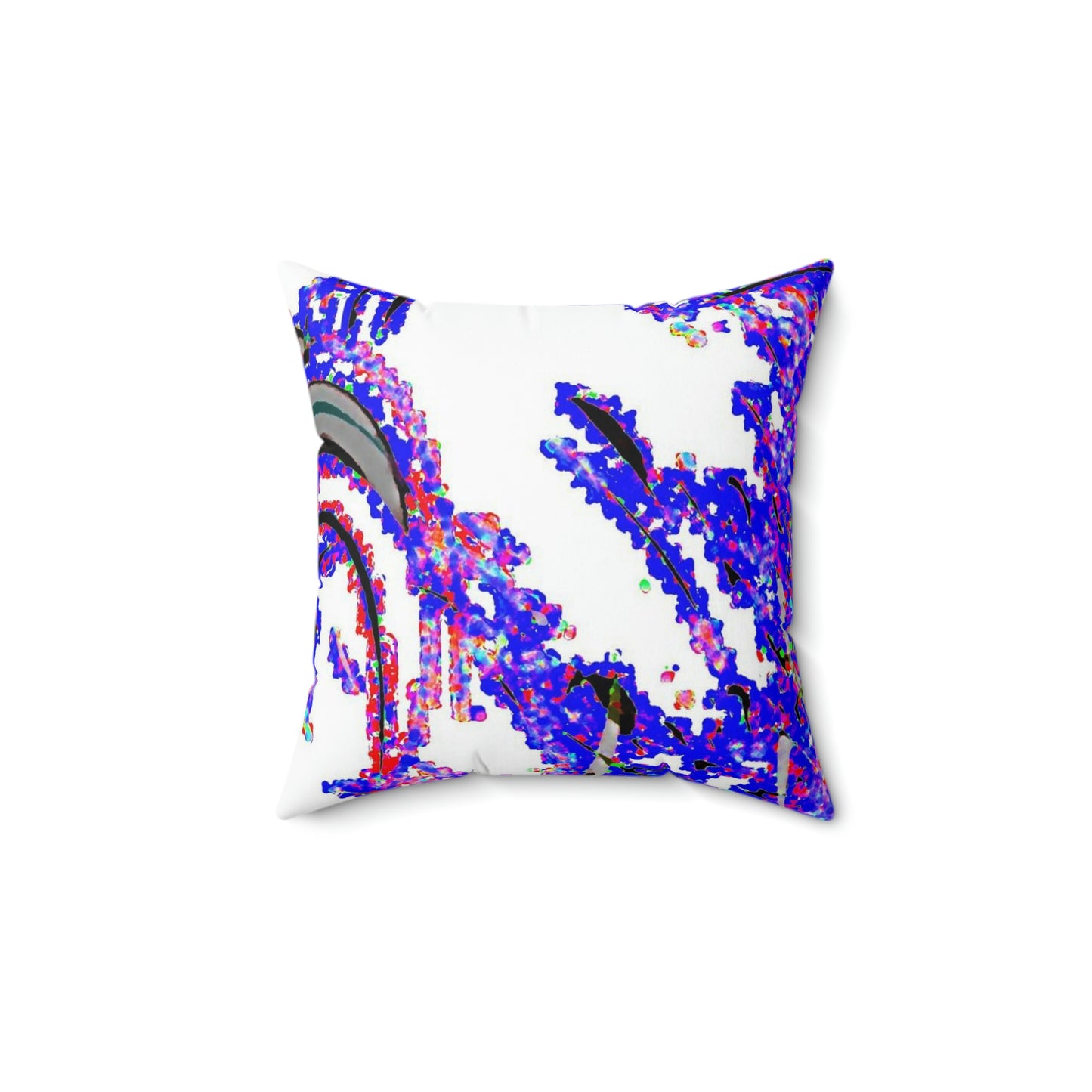 Spun Polyester Square Pillow ... "Waning Moon" ... Central Idaho ... October 2022 ... Rendering Time: 22 Hours ... Original Works ...