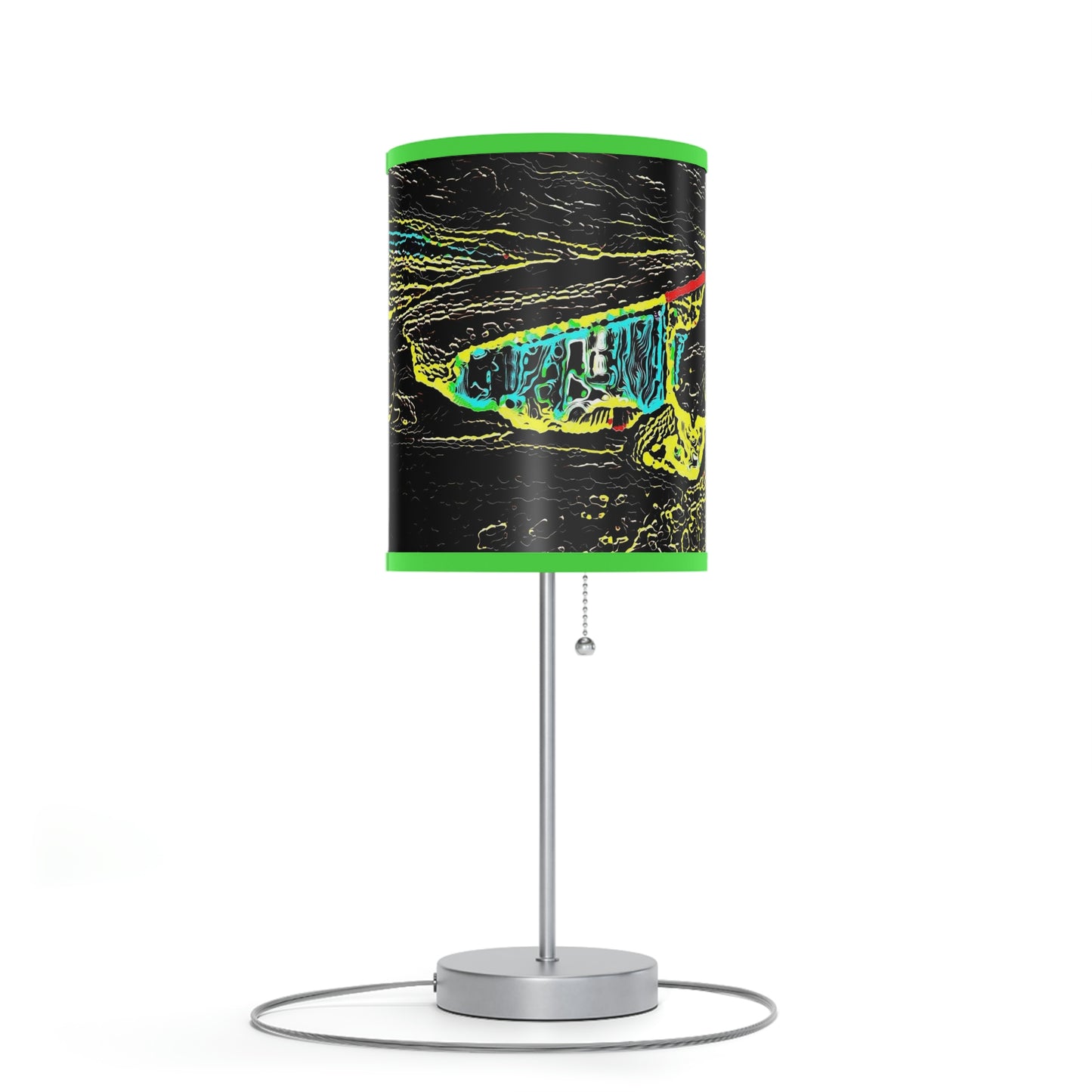 Lamp on a Stand, US|CA plug ... "Snow Vehicle In Snow Storm At-Rest" ... Circa 12Mar23 ... Central Idaho ... 18-Hours Rendering Time: Original Works ...