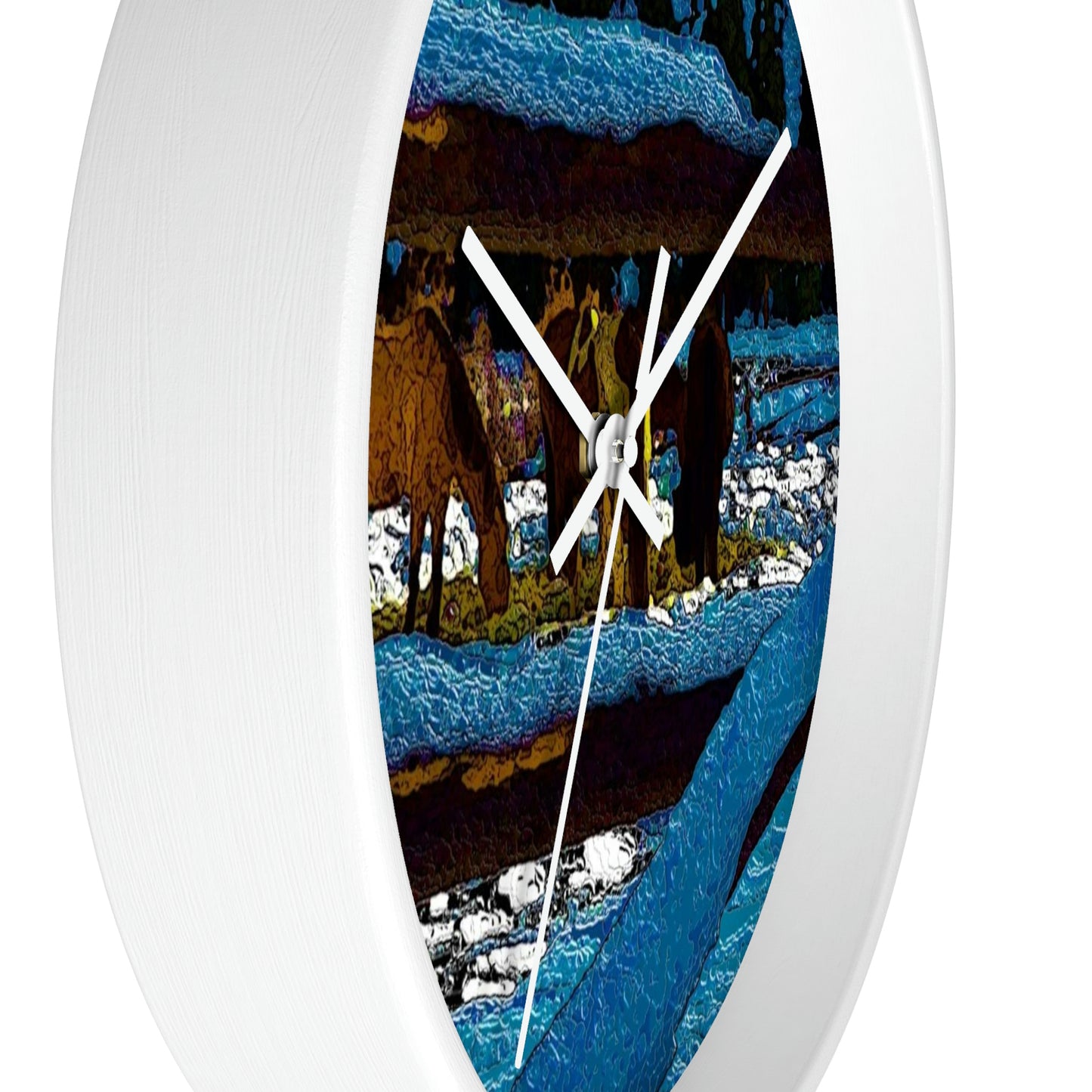 Wall clock ... A Horse ... A Saddle ...  Foraging Through The Snow ...  An_Asses 'Cry' ... Central Idaho, November 2022 ...  Original Works ...