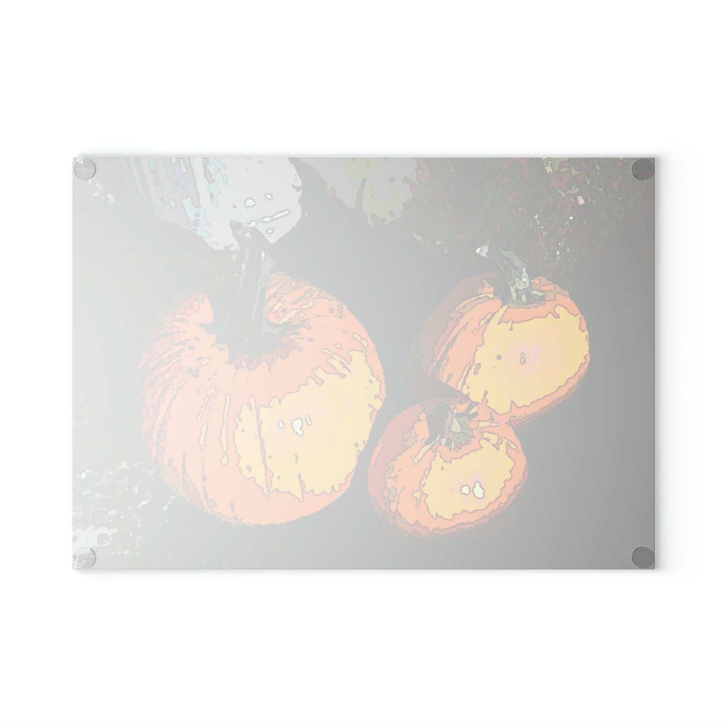 Glass Cutting Board ... "Carve Your Jack-O-Lanterns" & Dry Your Seeds 'On These' ...
