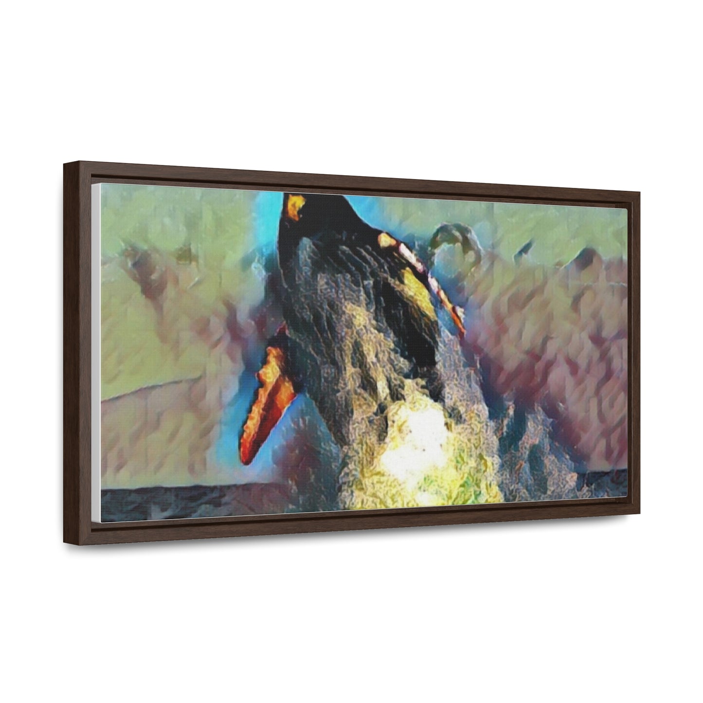 Gallery Canvas Wraps, Horizontal Frame ... An Extraordinary Humpback Breach ... 'With Explosive Energy' ... Family Archives (KPH) ... Circa: 21st Century. Maui, HI ... Original Works ...