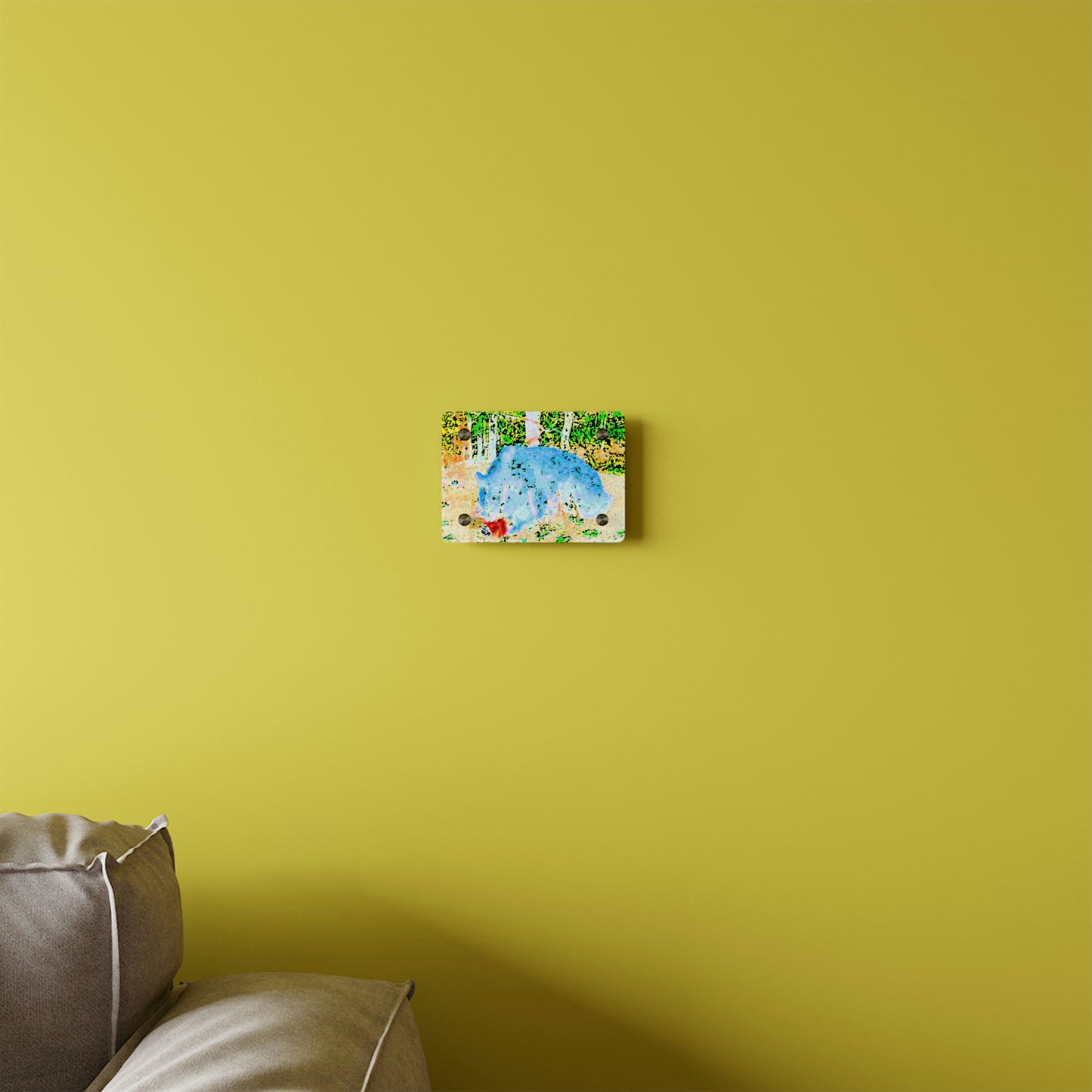 Acrylic Wall Art Panels ... RCY: "Rhett Creek Yogi ... '500 Lbs Of Autumn Season Hunger' ..."  ... September 2022 ... Central Idaho ... Original Works ...