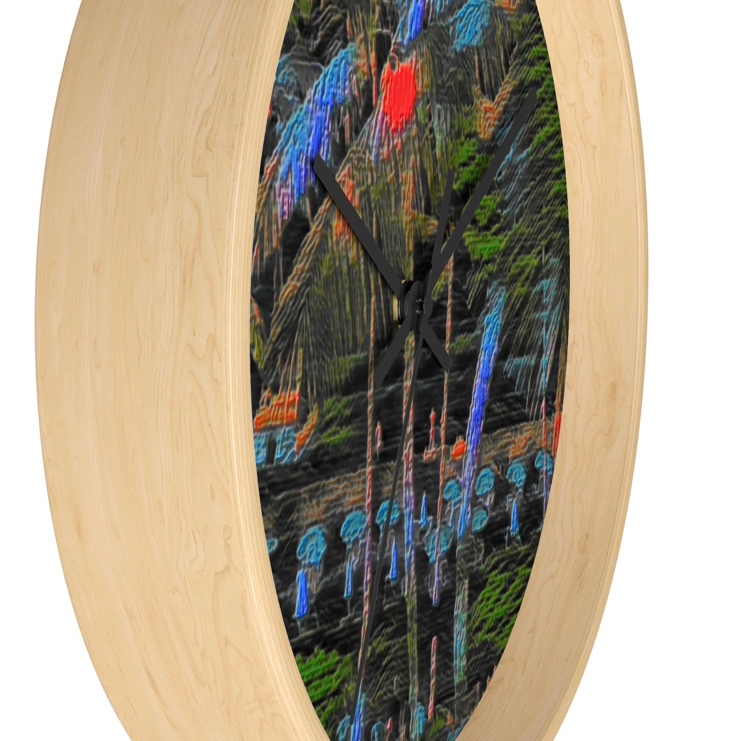 Wall Clock ... "The Royal Hawai'ian: Waikiki Beach_Beach" ... Honolulu, HI ... Ocotber 2014 (Halloween) ... Original Works ...