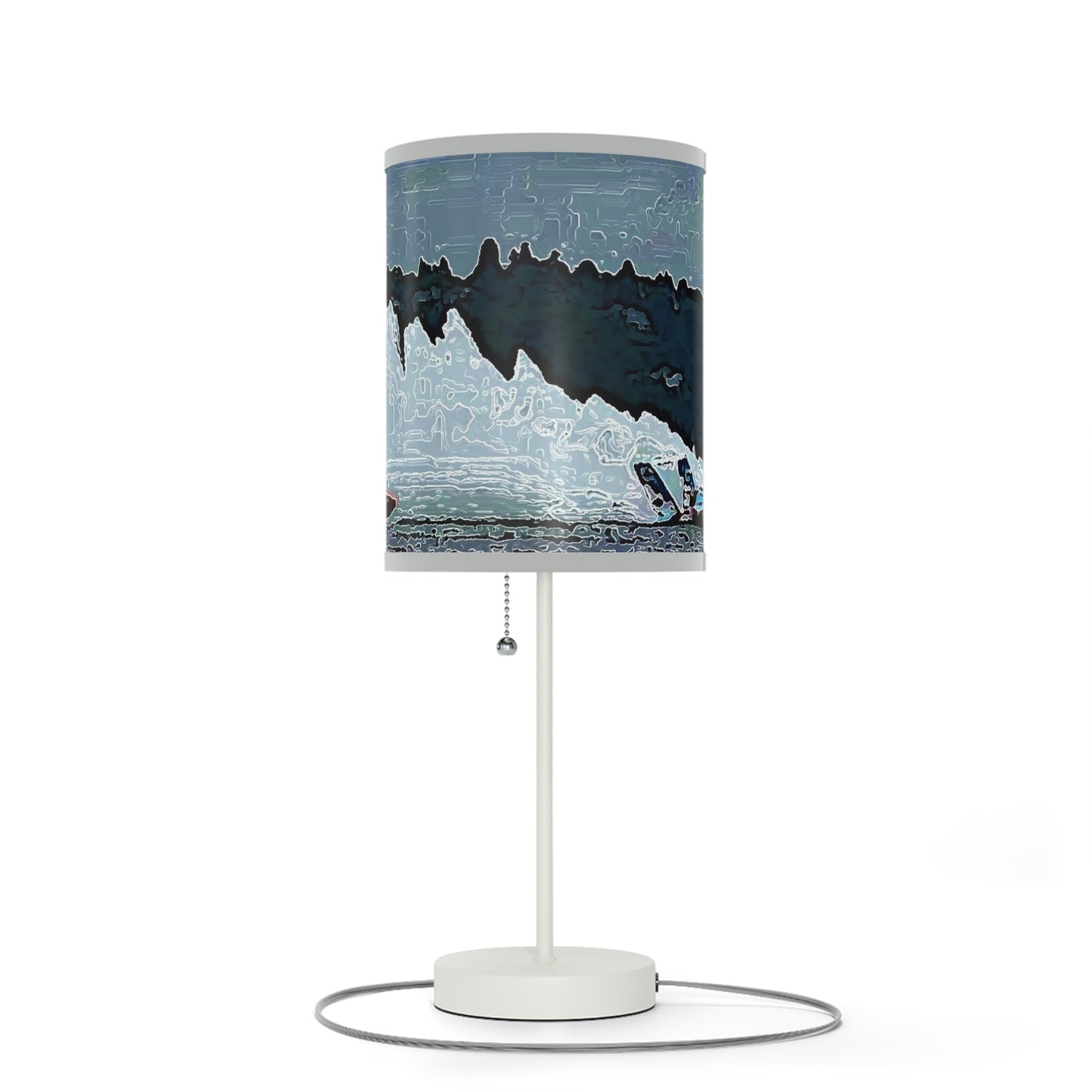 Lamp on a Stand, US|CA plug ... Seattle Columbia Cup On Lake Washington ... "Dave Wilcox Heads For The Win" ... Associate Gift-Photo ... Original Works ...