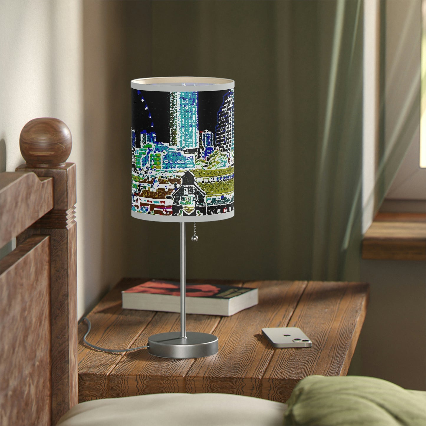 Lamp on a Stand, US|CA plug ... That Classic Wheel ... 'Seattle's Wheel' ... & Old Classic Waterside Vendors ...  'Family Archives' ... Original Works ...