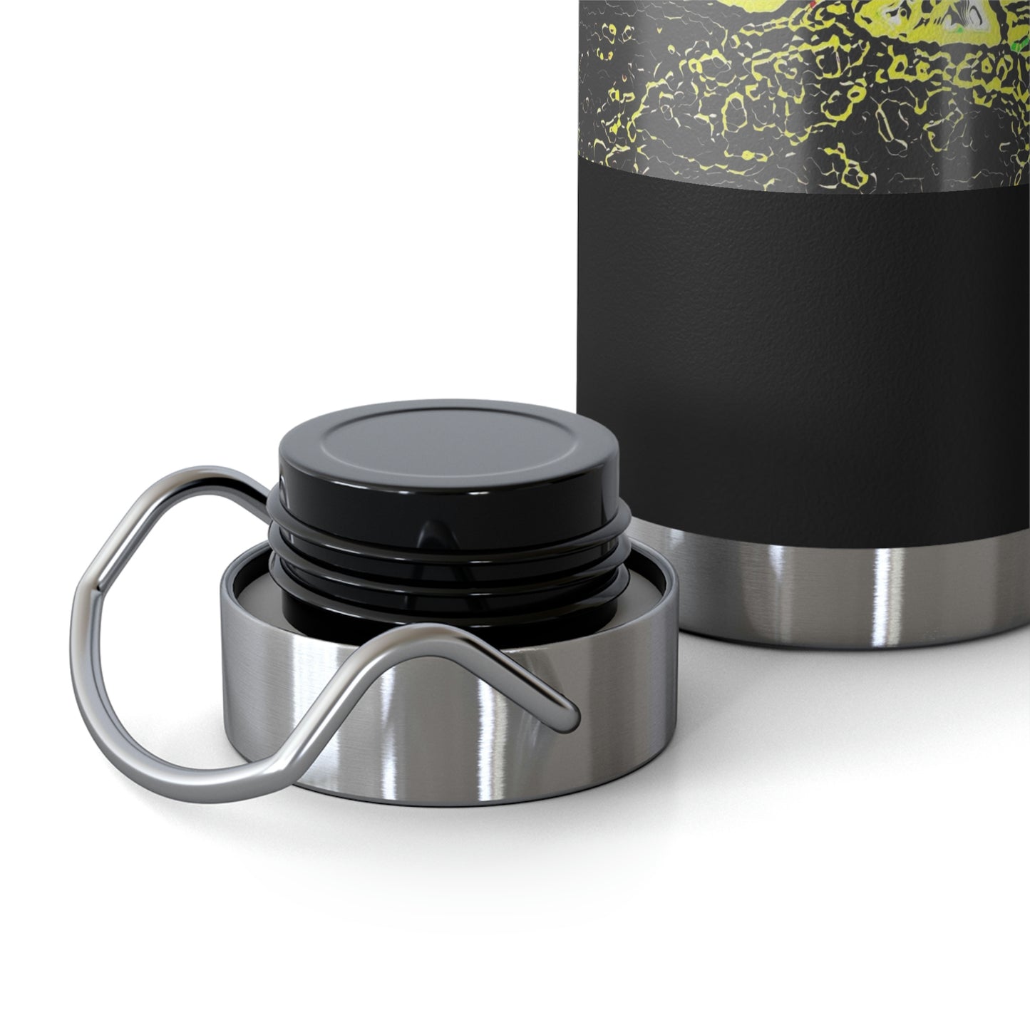 Copper Vacuum Insulated Bottle, 22oz ... "Snow Vehicle In Snow Storm At-Rest" ... Circa 12Mar23 ... Central Idaho ... 18-Hours Rendering Time: Original Works ...
