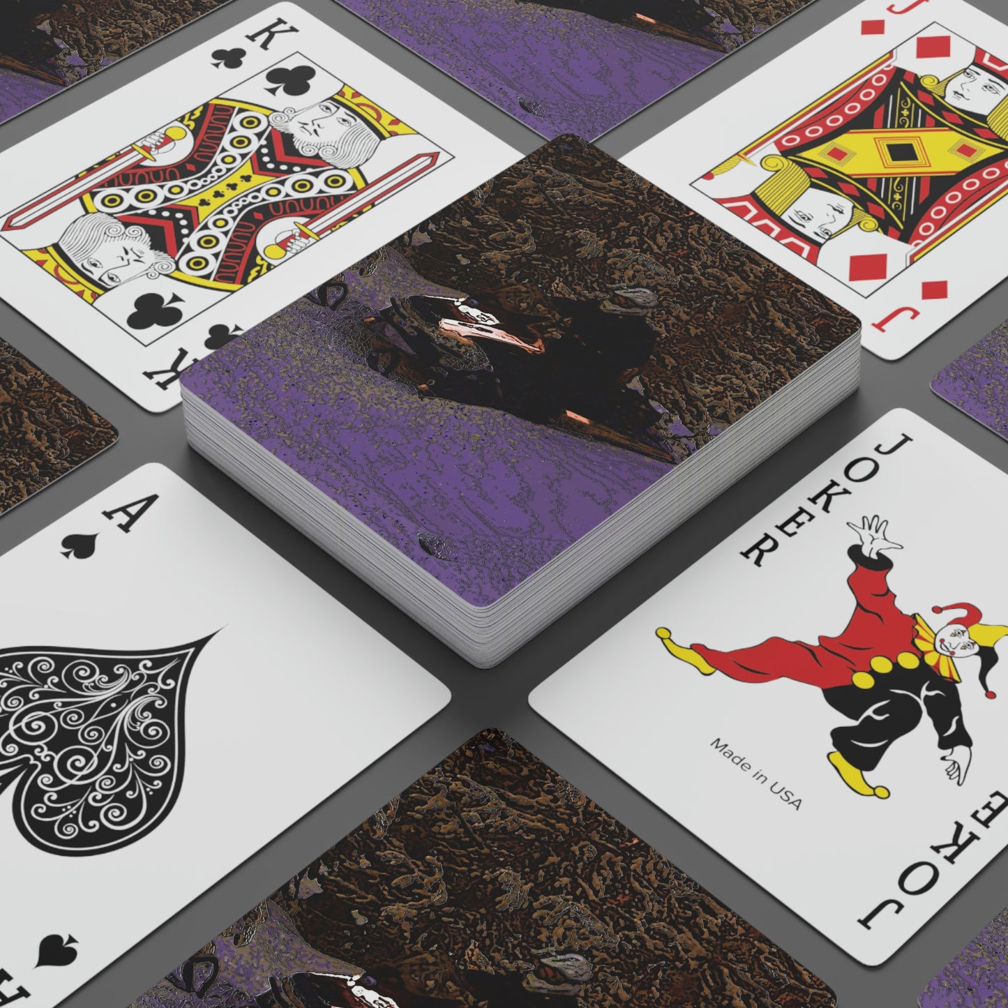 Custom Poker Cards ... Yep ... "Another Day ... Riding Through The Wilderness ... " ... February 2023 ... Original Works ...