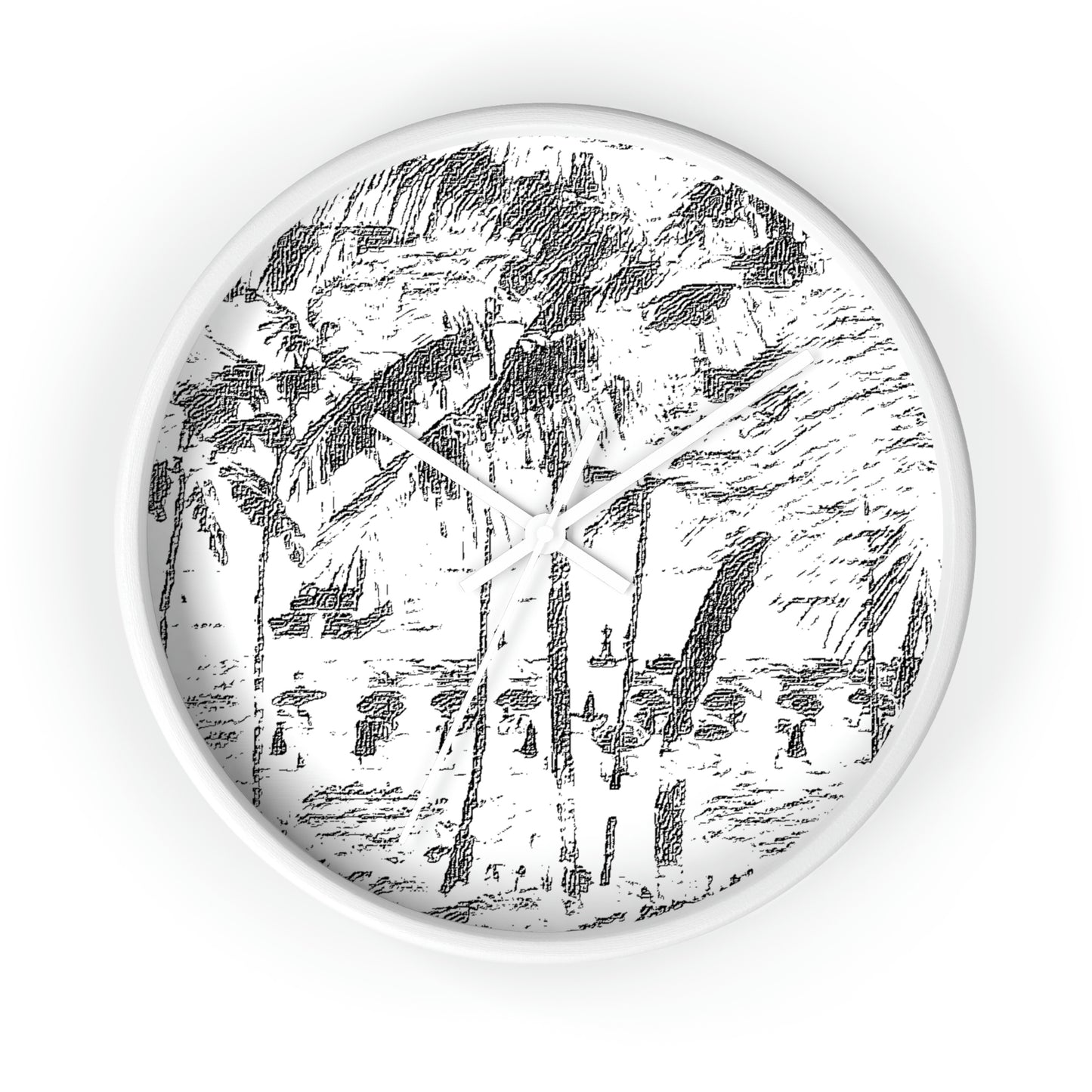 Wall Clock ... "The Royal Hawai'ian: Waikiki Beach_Beach" ... Honolulu, HI ... Ocotber 2014 (Halloween) ... Original Works ...