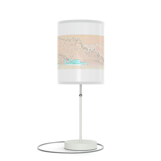 Lamp on a Stand, US|CA plug ... Seattle Columbia Cup On Lake Washington ... "Dave Wilcox Heads For The Win" ... Associate Gift-Photo ... Original Works ...