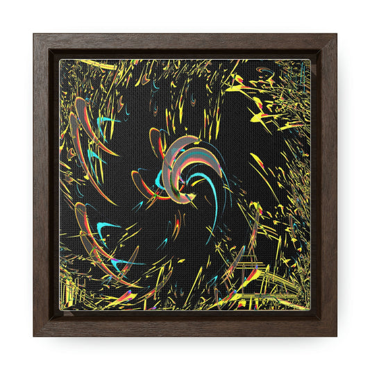 Gallery Canvas Wraps, Square Frame ... "Waning Moon" ... Central Idaho ... October 2022 ... Rendering Time: 22 Hours ... Original Works ...