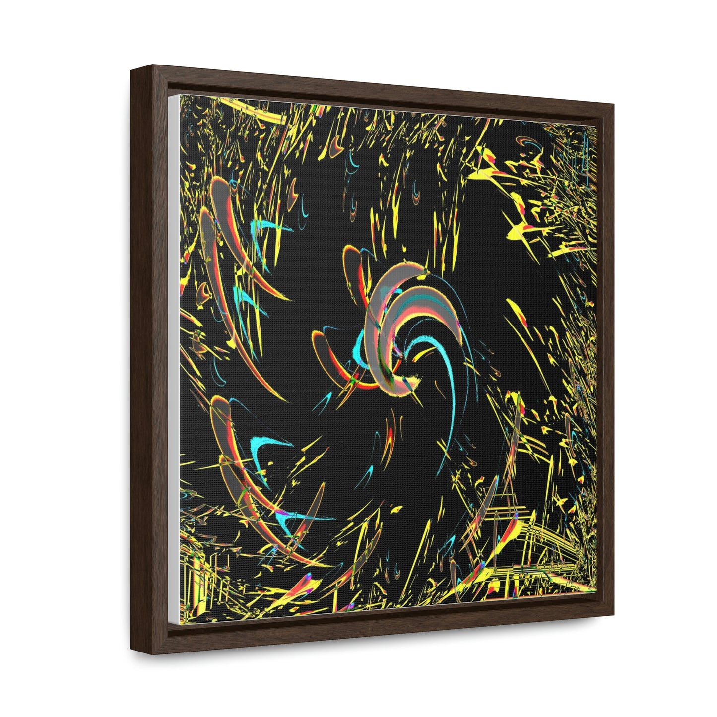 Gallery Canvas Wraps, Square Frame ... "Waning Moon" ... Central Idaho ... October 2022 ... Rendering Time: 22 Hours ... Original Works ...