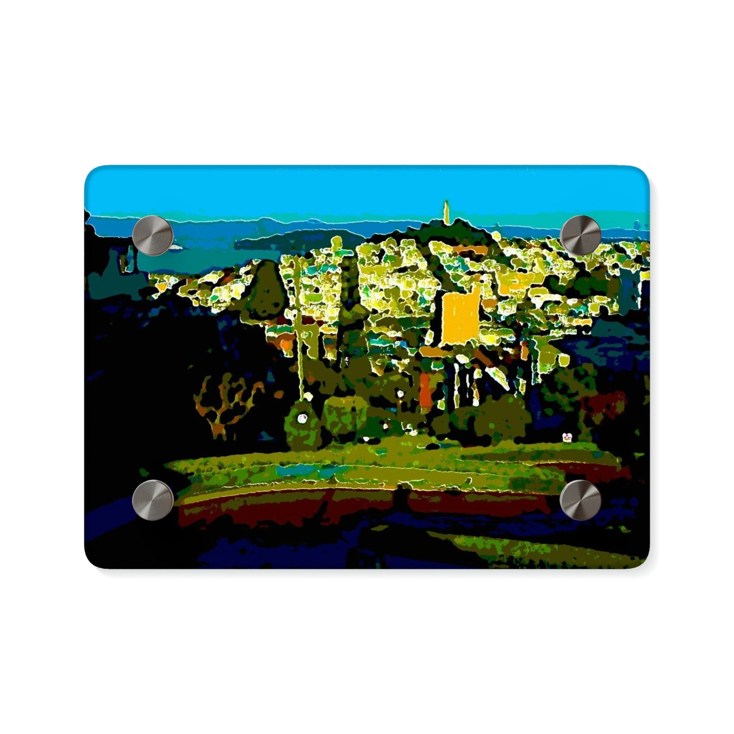 Acrylic Wall Art Panels ... "Lombard Street San Francisco, CA, USA" ... Family Archives 1970's ... Original Works ...