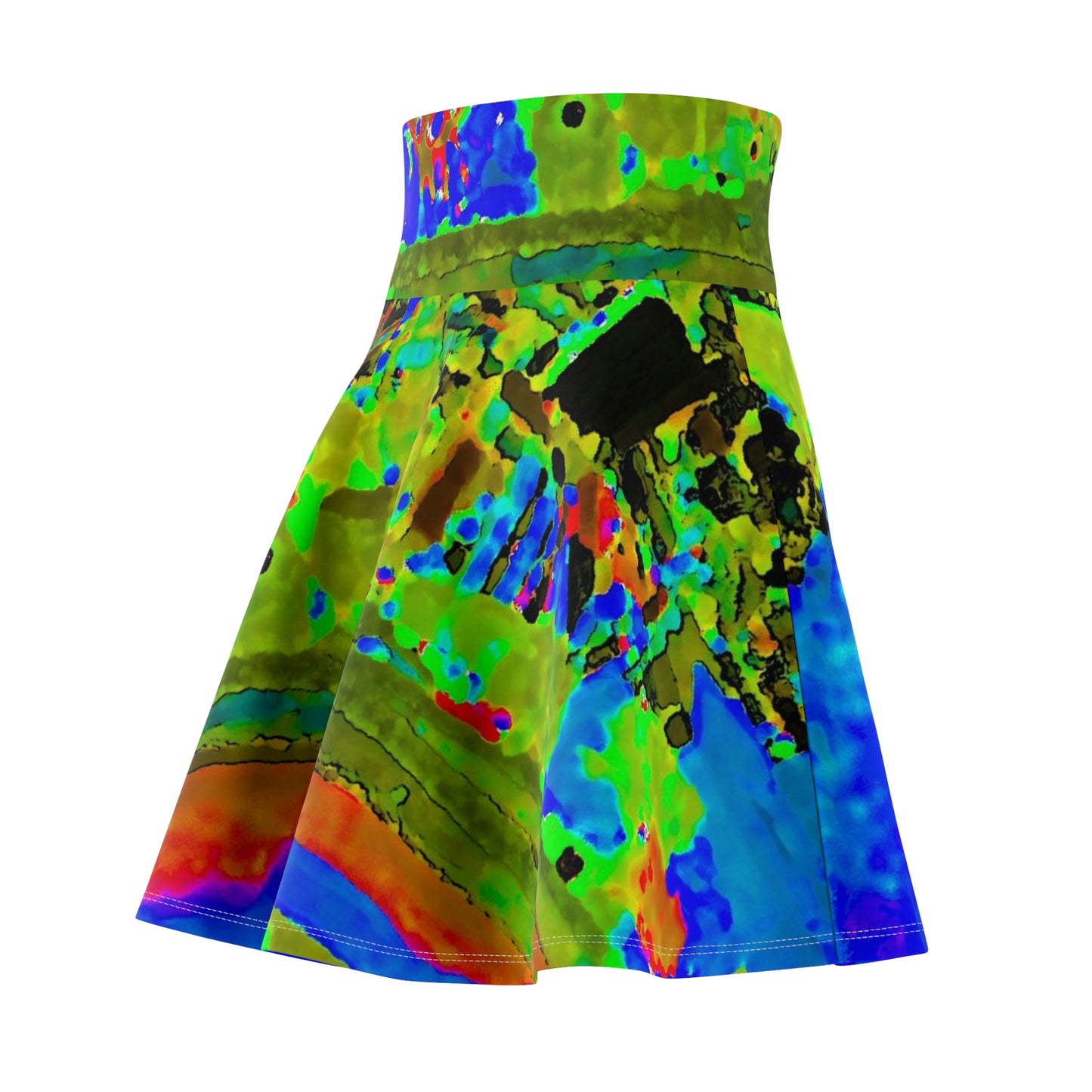 Women's Skater Skirt ... "Lombard Street San Francisco, CA, USA" ... Family Archives 1970's ... Original Works ...