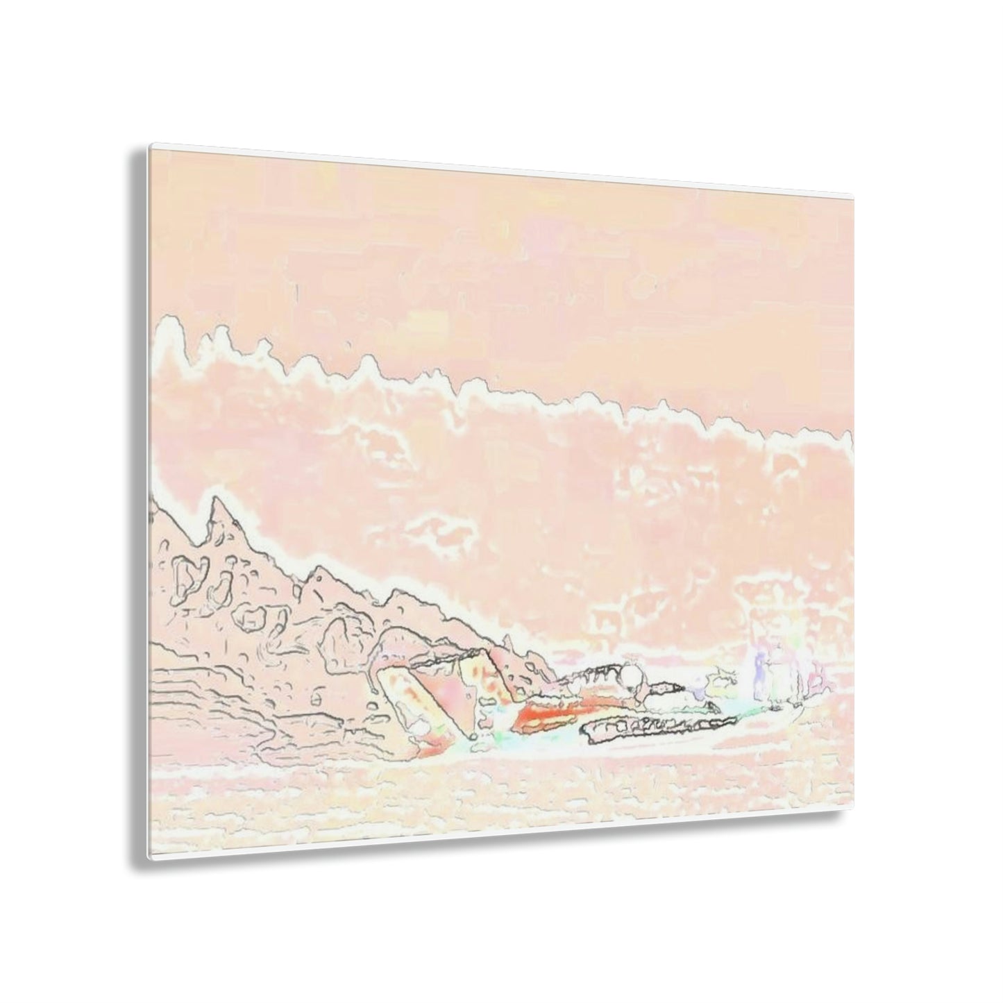 Acrylic Prints ... Seattle Columbia Cup On Lake Washington ... "Dave Wilcox Heads For The Win" ... Associate Gift-Photo ... Original Works ...