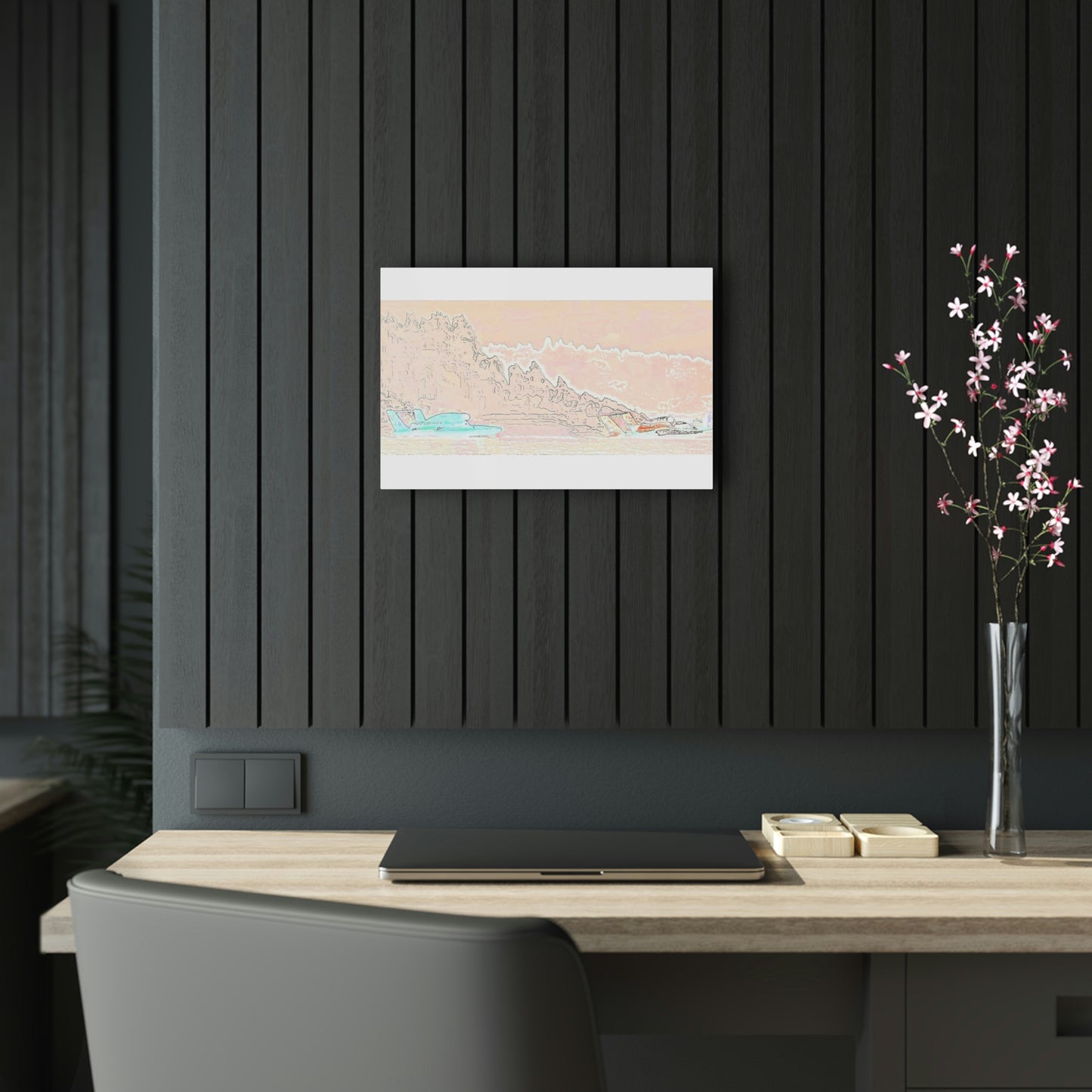 Acrylic Prints ... Seattle Columbia Cup On Lake Washington ... "Dave Wilcox Heads For The Win" ... Associate Gift-Photo ... Original Works ...