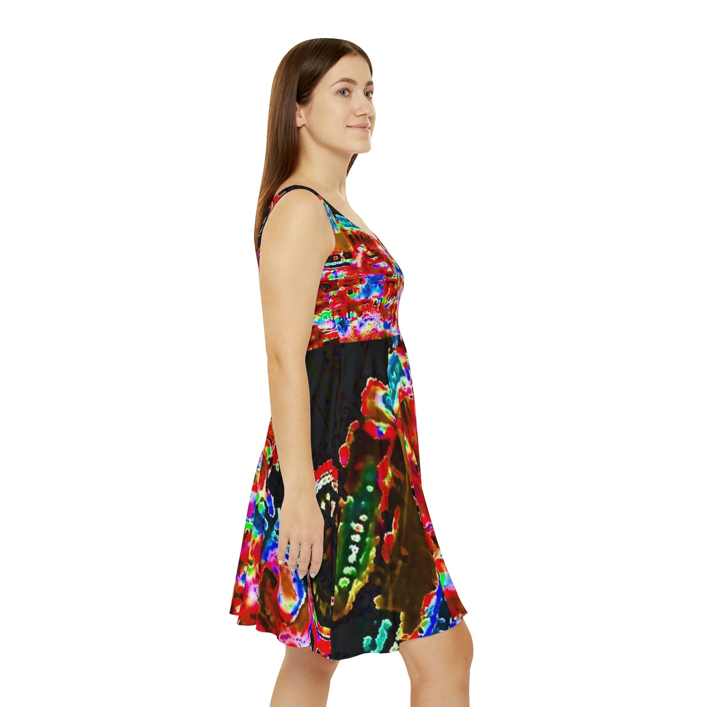 Women's Skater Dress ... "No.9 Fishermen's Grotto - Fishermen's Wharf, SF, California" ... Family Archives: 1970's ... Original Works ...