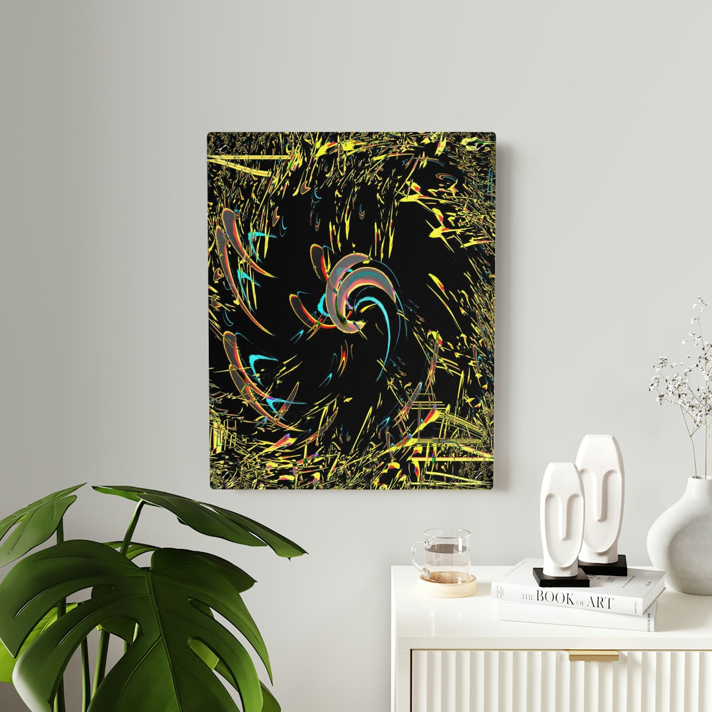 Acrylic Wall Art Panels ... "Waning Moon" ... Central Idaho ... October 2022 ... Rendering Time: 22 Hours ... Original Works ...