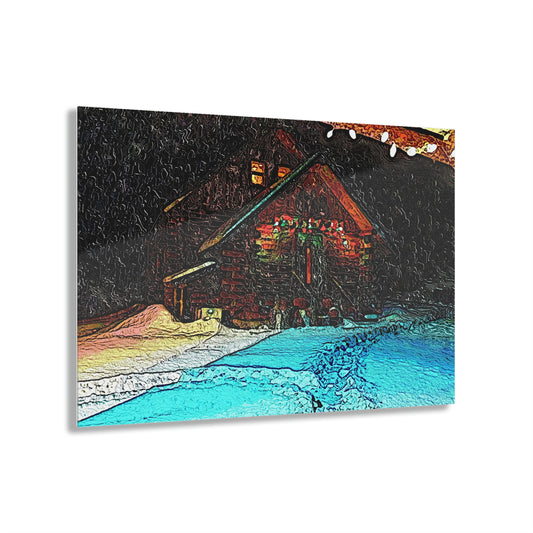 Acrylic Prints ... A Cold ... A Very Snowy ... "A Tranquil & Quiet Morning In Mountainous Central Idaho" ... Original Works ...