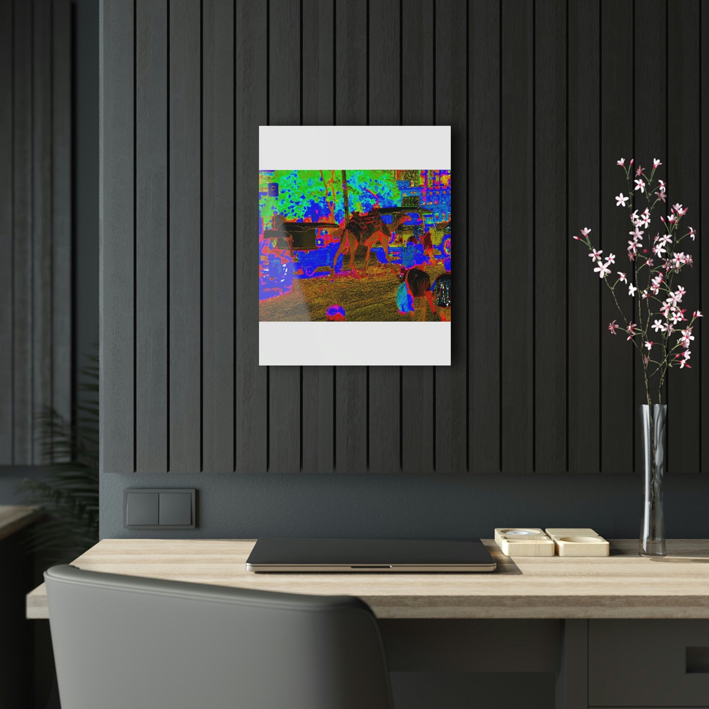 Acrylic Prints ... "Truckin'-Up-To-Buffalo ... 'Oops - Wrong Country' ... Truckin'-Up-To-New Delll -'E' ... " ... (Delhi, India) ... 5July2007. Original Works ...