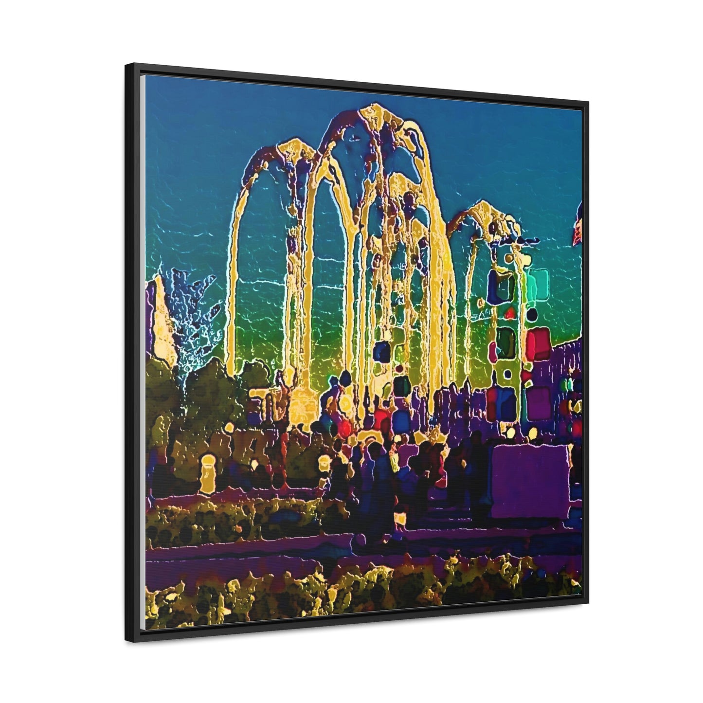 Gallery Canvas Wraps, Square Frame ... "Arches 'Like-No-Other' ... " Seattle World's Fair: 1962. A Family Original ...