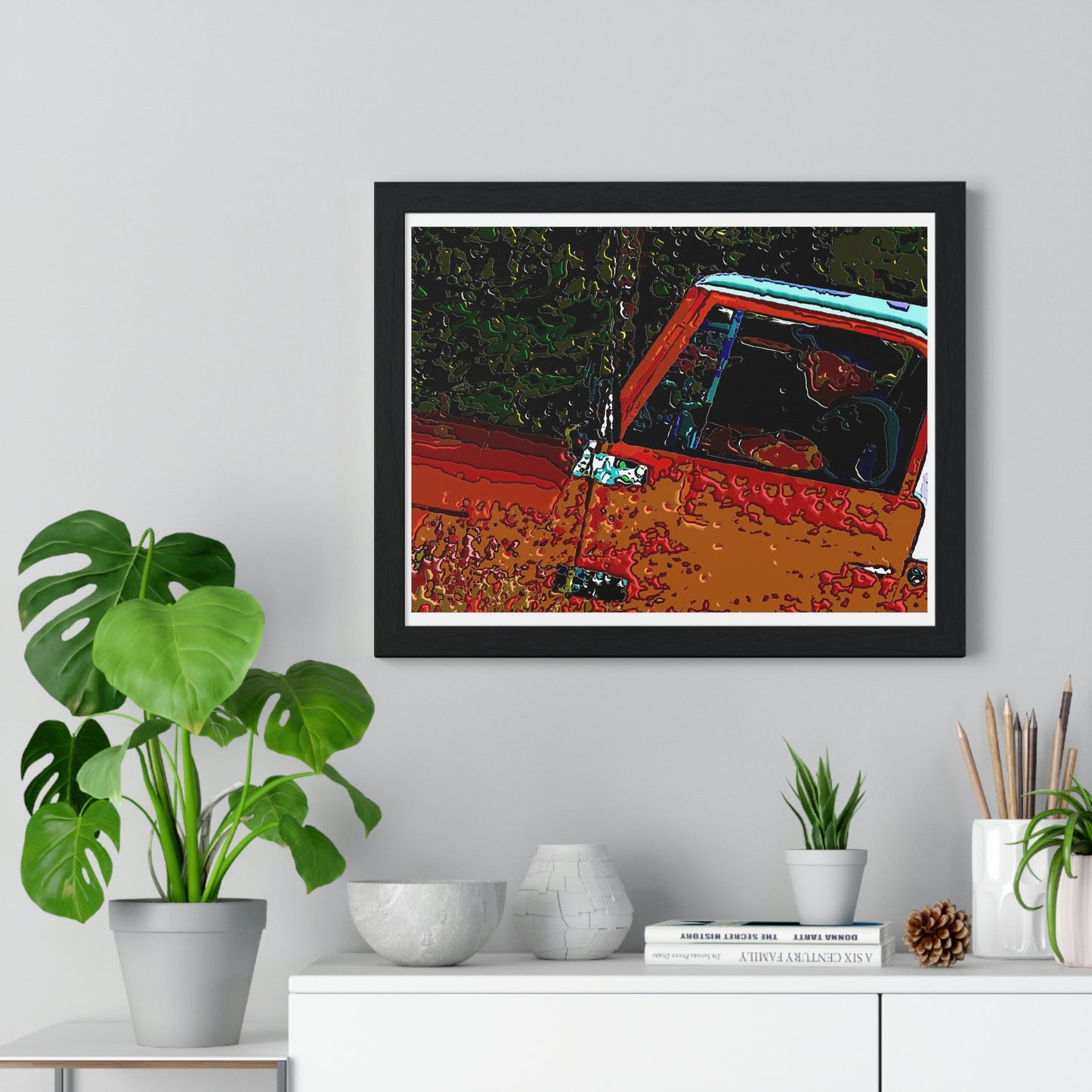 Premium Framed Horizontal Poster ... How-To-Drive-Idaho's-Mountain_Roads ... "Like A Professional" ... "Truckin' Like The Doo-Dah-Man" ...