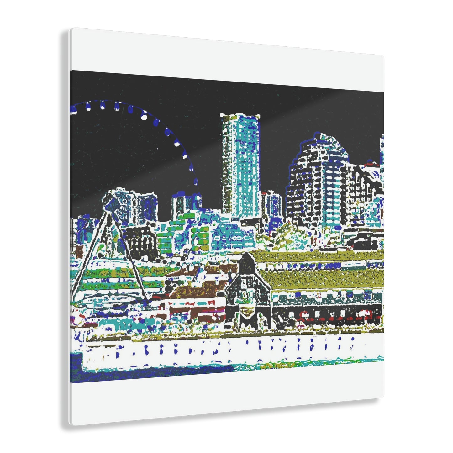 Acrylic Prints ... That Classic Wheel ... 'Seattle's Wheel' ... & An Old Classic Waterside Vendors ...  'Family Archives' ... Original Works ...