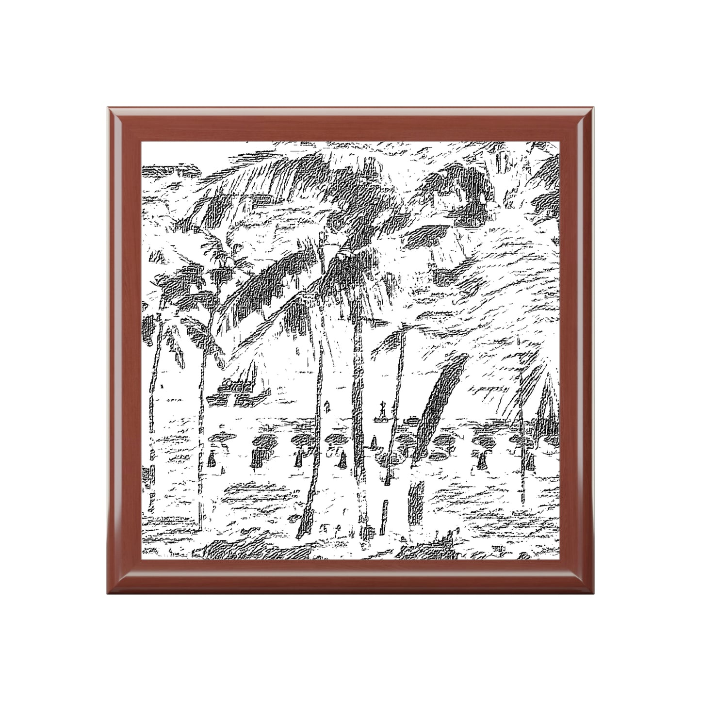 Jewelry Box ... "The Royal Hawai'ian: Waikiki Beach_Beach" ... Honolulu, HI ... Ocotber 2014 (Halloween) ... Original Works ...