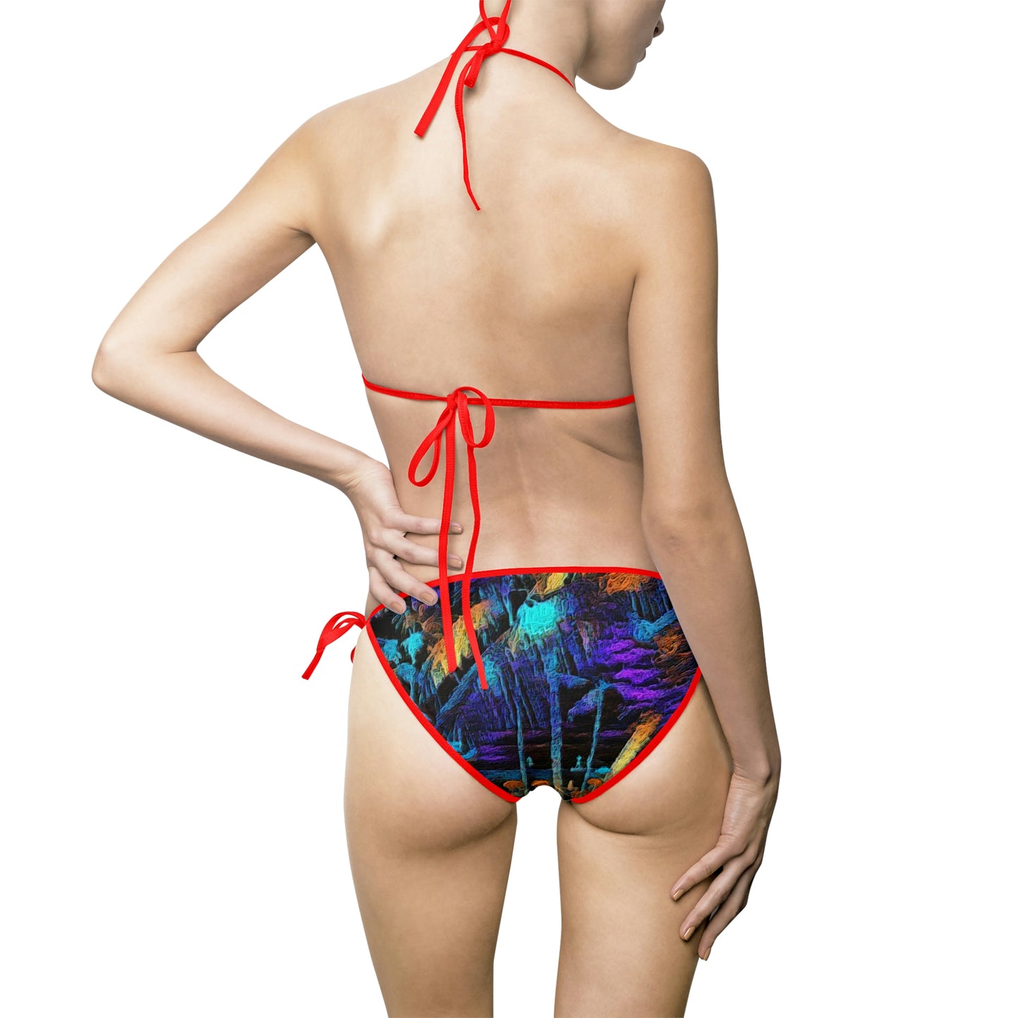 Women's Bikini Swimsuit (AOP) ... "The Royal Hawai'ian: Waikiki Beach_Beach" ... Honolulu, HI ... October 2014 (Halloween) ... Original Works ...