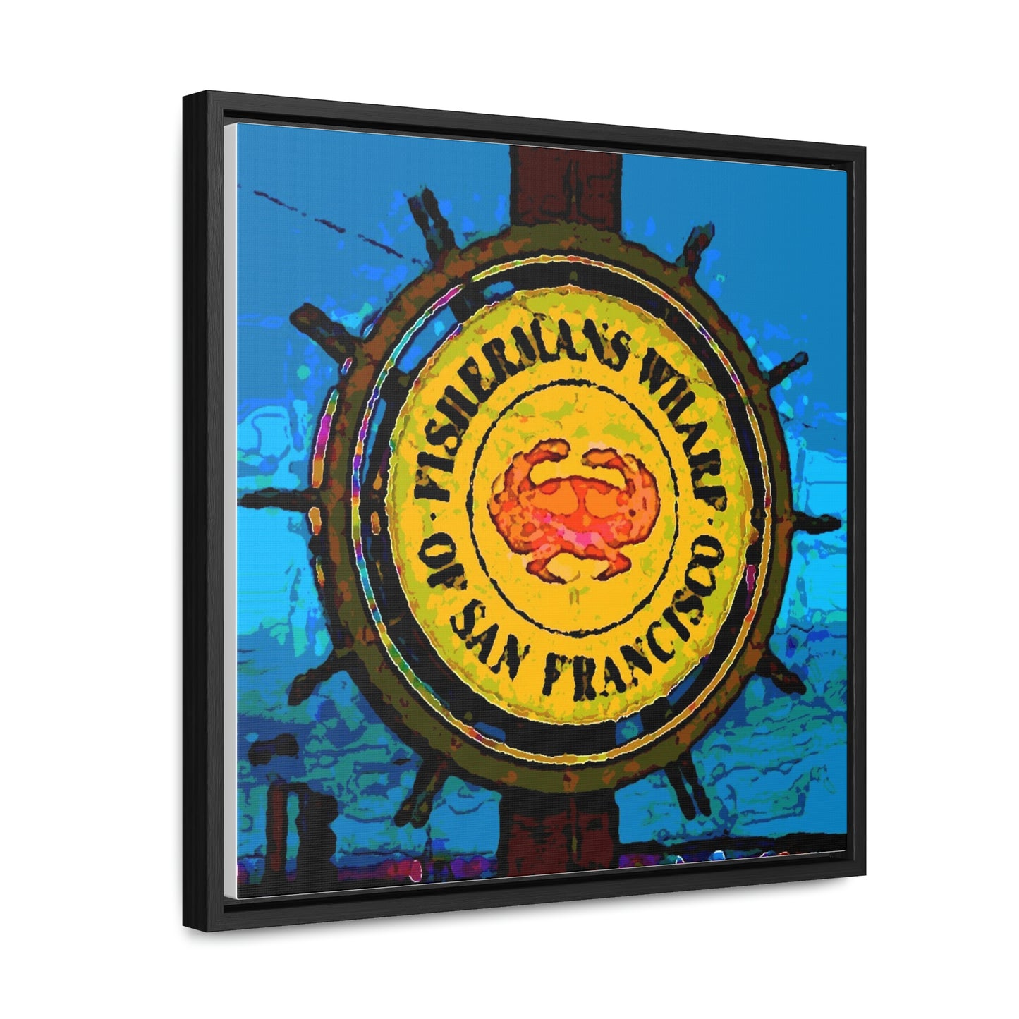 Gallery Canvas Wraps, Square Frame ...  "No.9 Fishermen's Grotto - Fishermen's Wharf, SF, California" ... Family Archives: 1970's ... Original Works ...