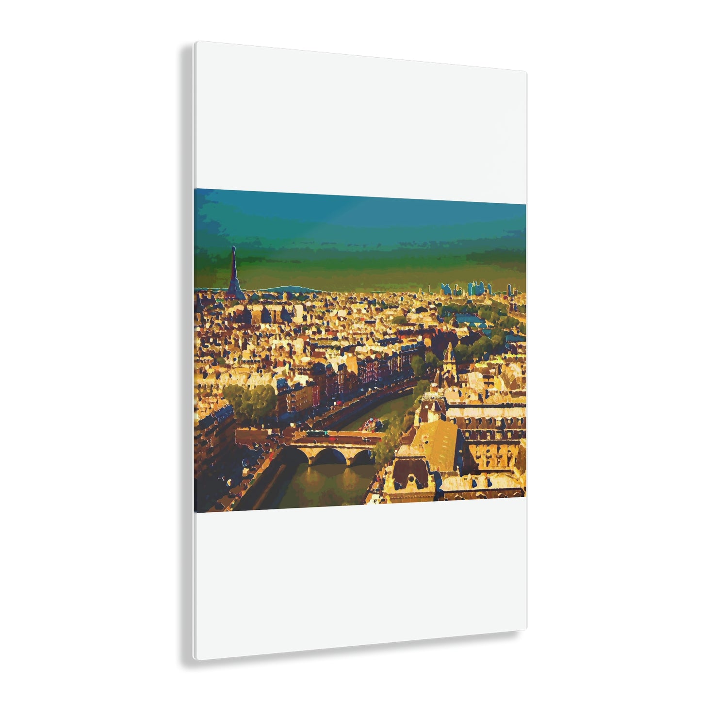 Acrylic Prints ... Au Paris ... "Along The River Seine" ... Barbara Joan Bonnel-Holt: 1972 ... Original Works ...
