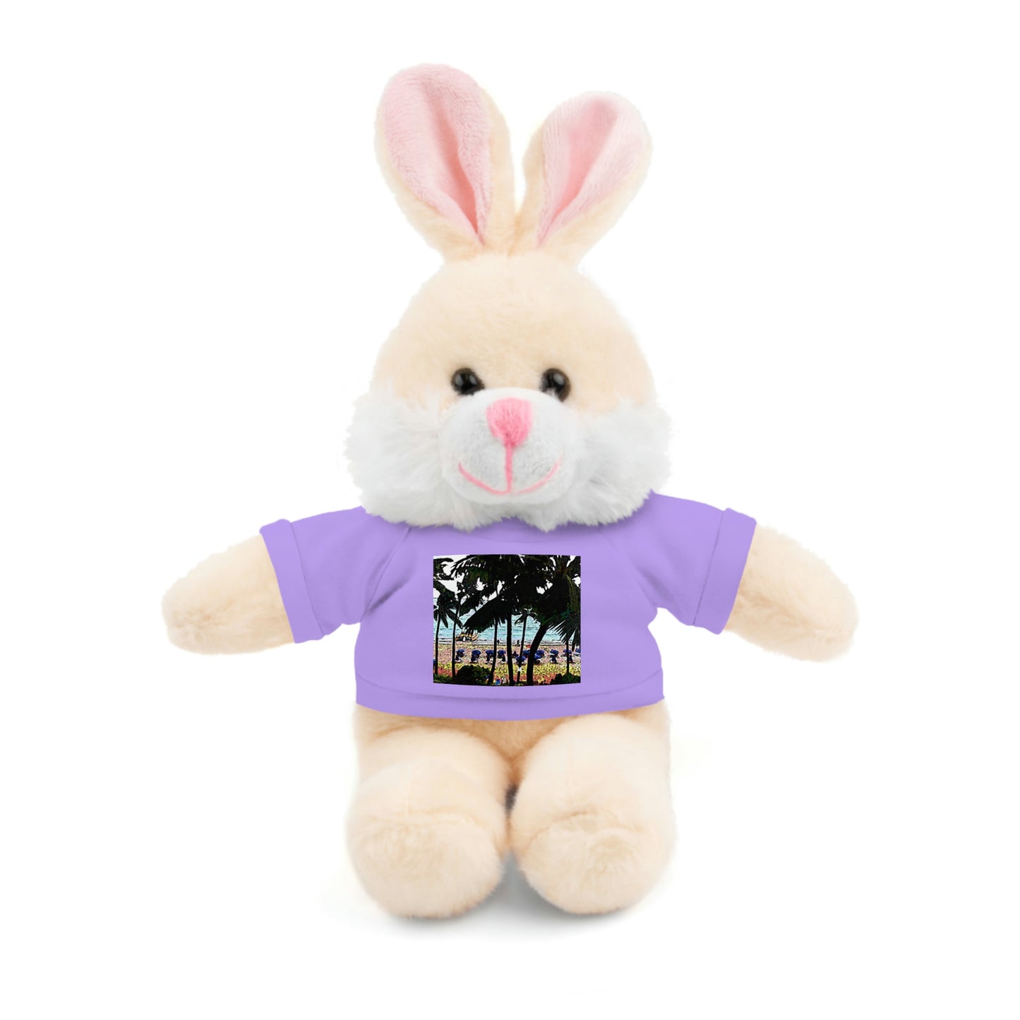 Stuffed Animals with Tee ... "A Beautiful Beach Amongst The Palms" ... The Outrigger Waikiki, Honolulu, Oahu ... Original Works ...