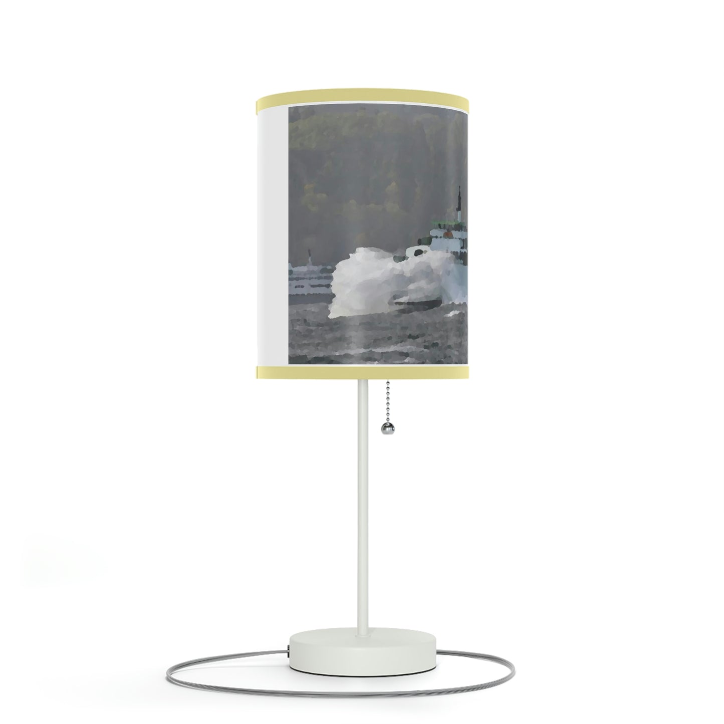 Lamp on a Stand, US|CA plug ... WADOT Ferry Crossing ... "A Very Rough Day" ... Mulkiteo Route ... Family Archives ... Early 1990's' ... Original Works ...