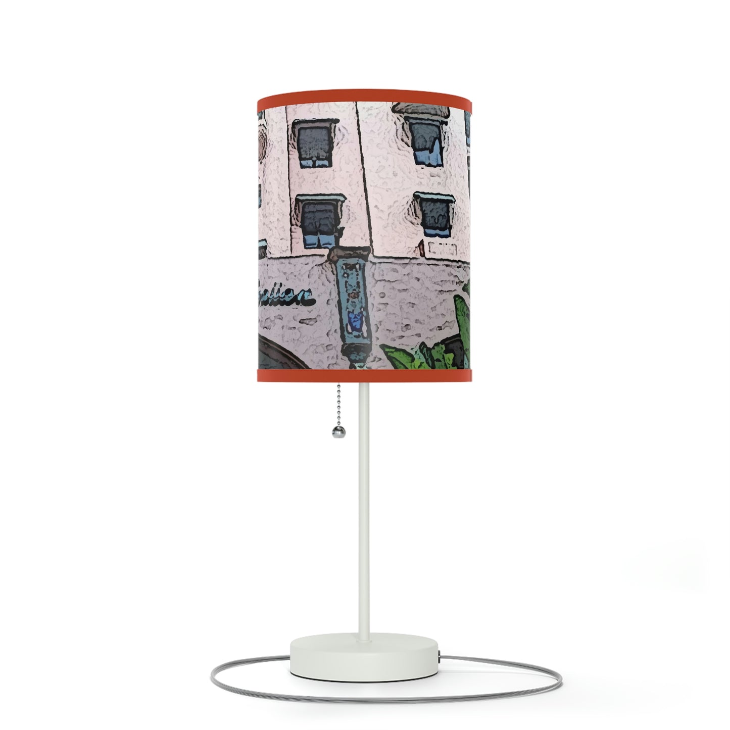 Lamp on a Stand, US|CA plug ...  "La Grande Entree" At: 'The Pink Palace' ... The Royal Hawai'ian ... Honolulu, HI ... '27Oct2014' ... Original Works ...