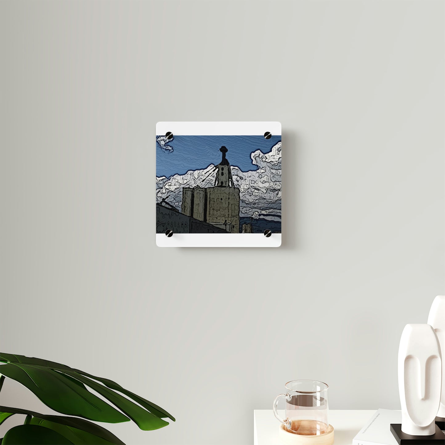 Acrylic Wall Art Panels ... "ICP: Idaho County Propane ... 'Production Facilities Grangeville, Idaho' ... "  Original Works: Rendering Time: 10 Hours ...