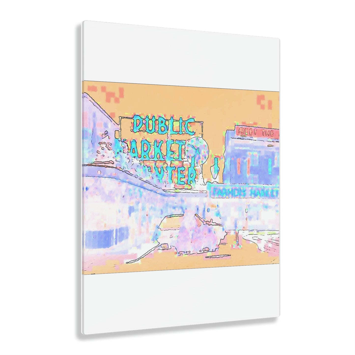 Acrylic Prints ... "Seattle's PPM: Pike-Place-Market" ... I Remember That Day ... The Photo Shoot ... 'It Was Snowing' ... Original Works ...