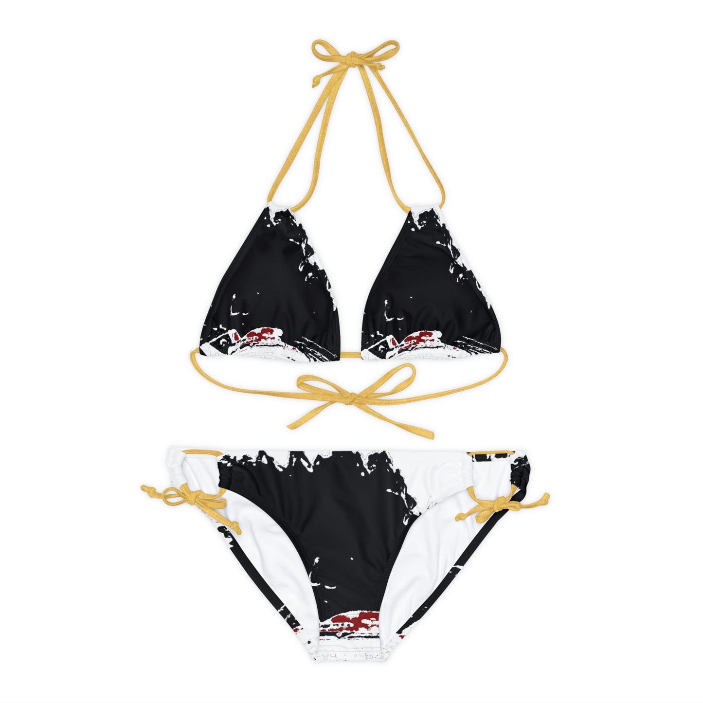 Strappy Bikini Set ... Seattle Columbia Cup On Lake Washington ... "Dave Wilcox Heads For The Win" ... Associate Gift-Photo ... Original Works ...